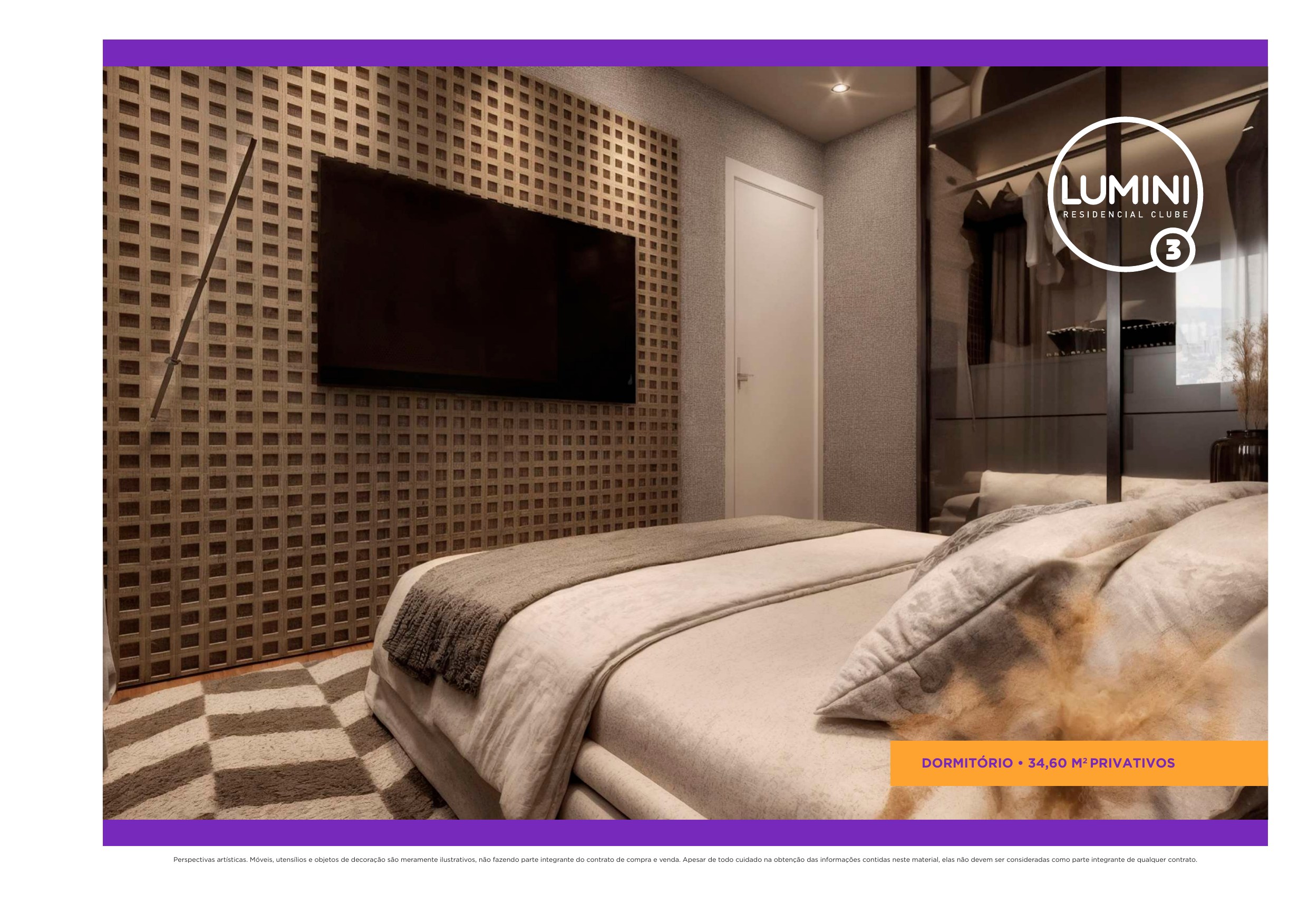 Ambiente decorado — Lumini 3 Residencial Clube