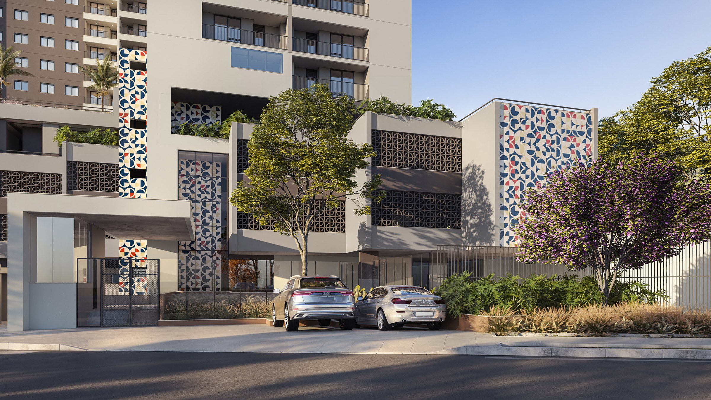 Elos Barueri Fachada Praca — Elos Residencial Clube