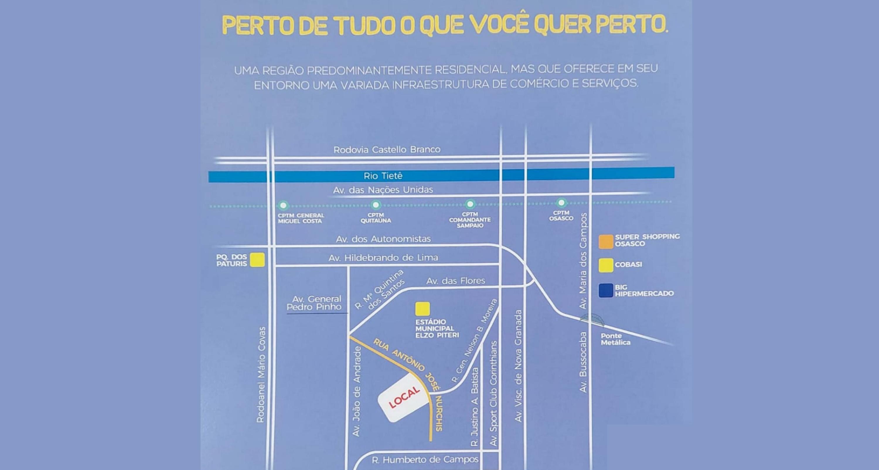 Perto de tudo — entorno — Park 650 Condomínio Clube