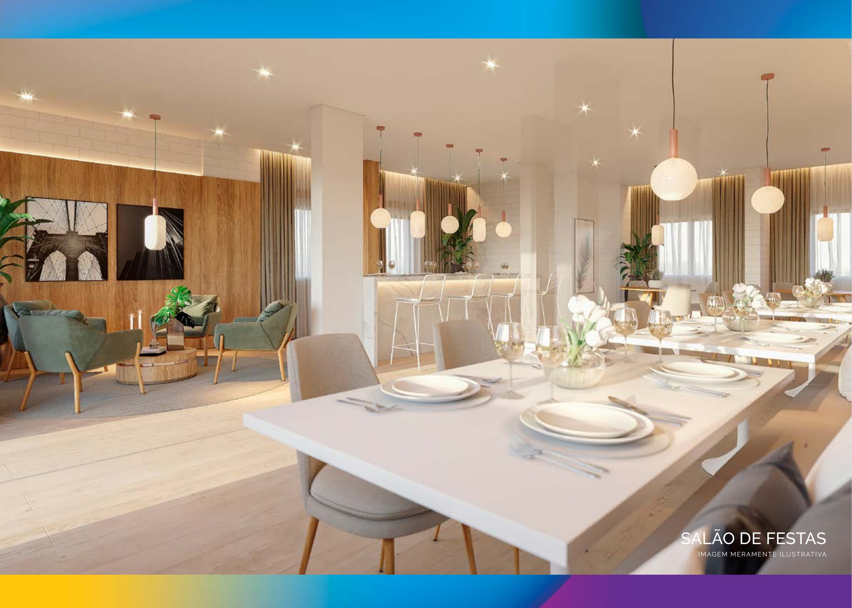 Salão de festas — Lumini Clube Residencial