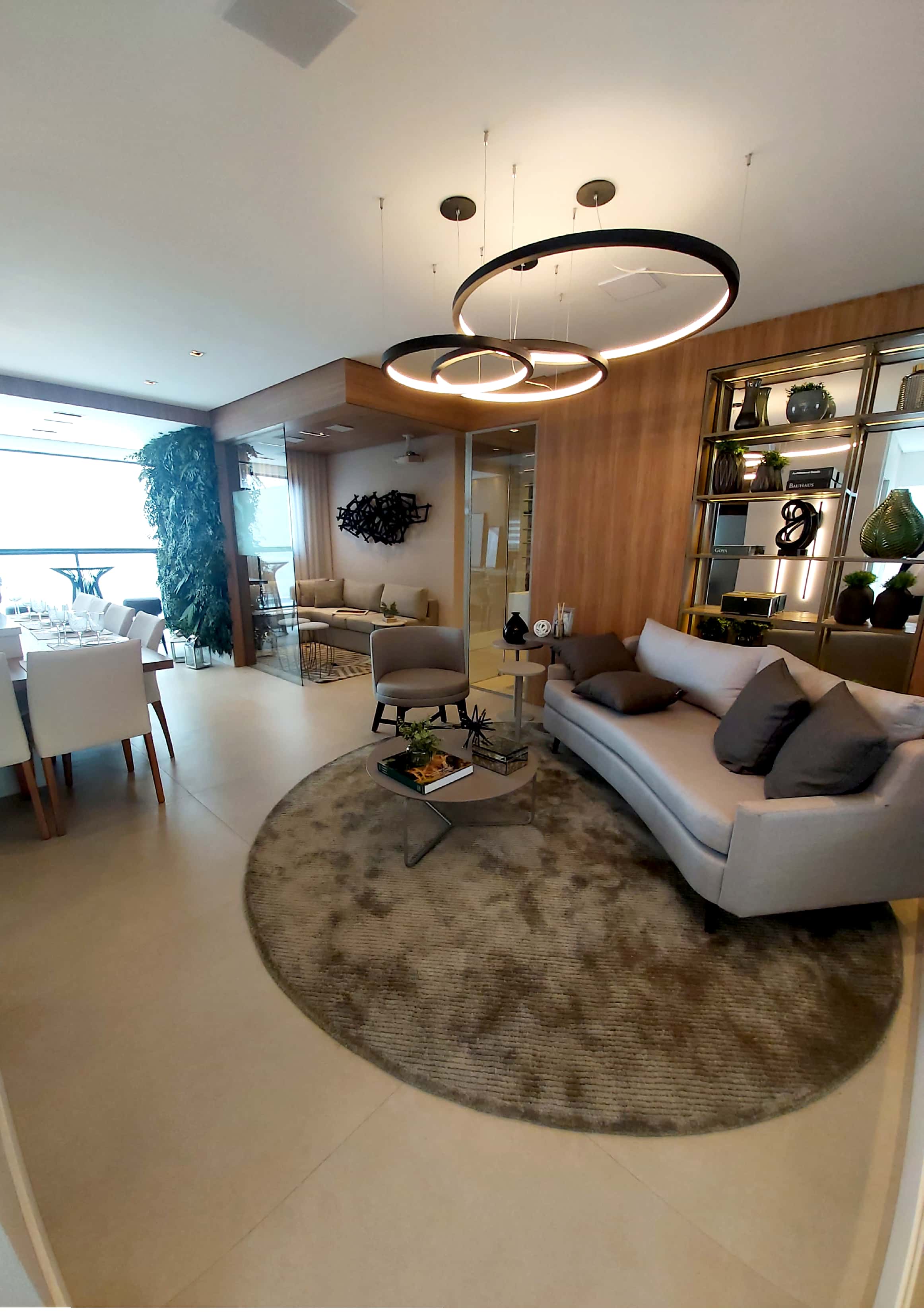 Living do decorado — Sole Condomínio Clube