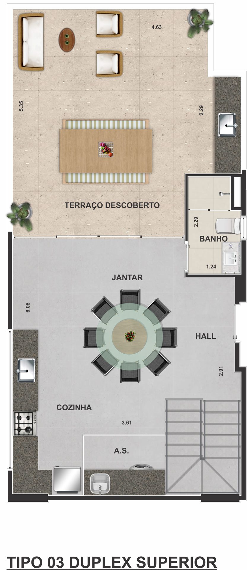 Planta de Planta 19 do Gran Parque