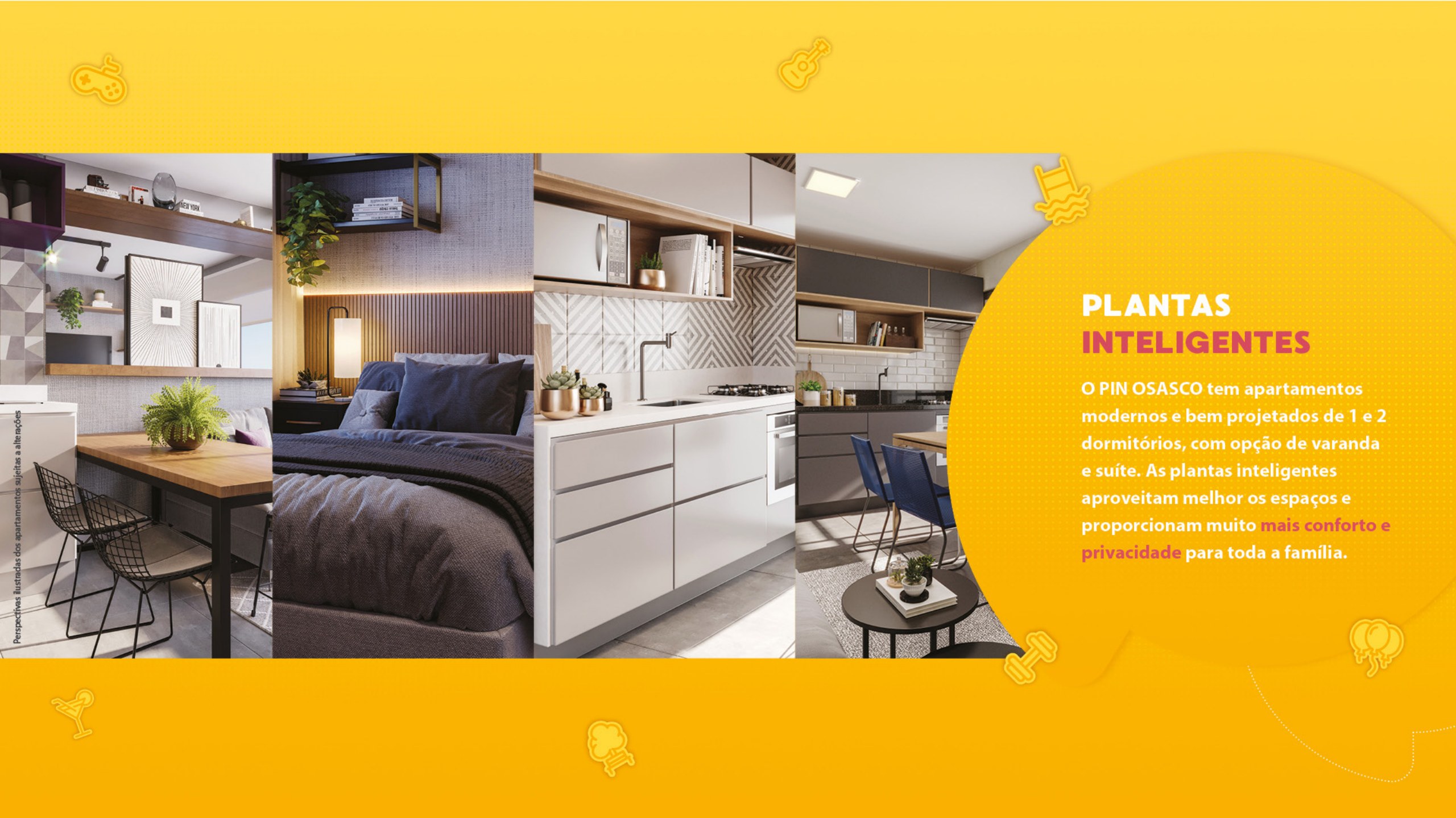 Plantas inteligentes — PiN Osasco Residencial Clube