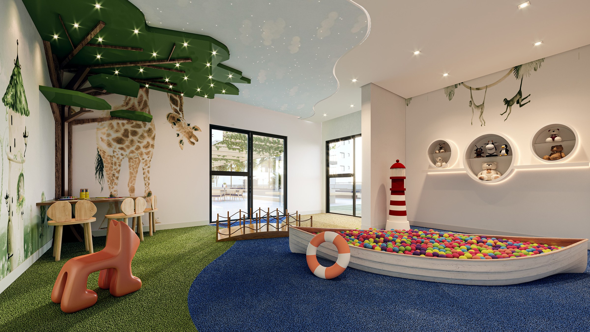 Elos Barueri Int Brinquedoteca — Elos Residencial Clube