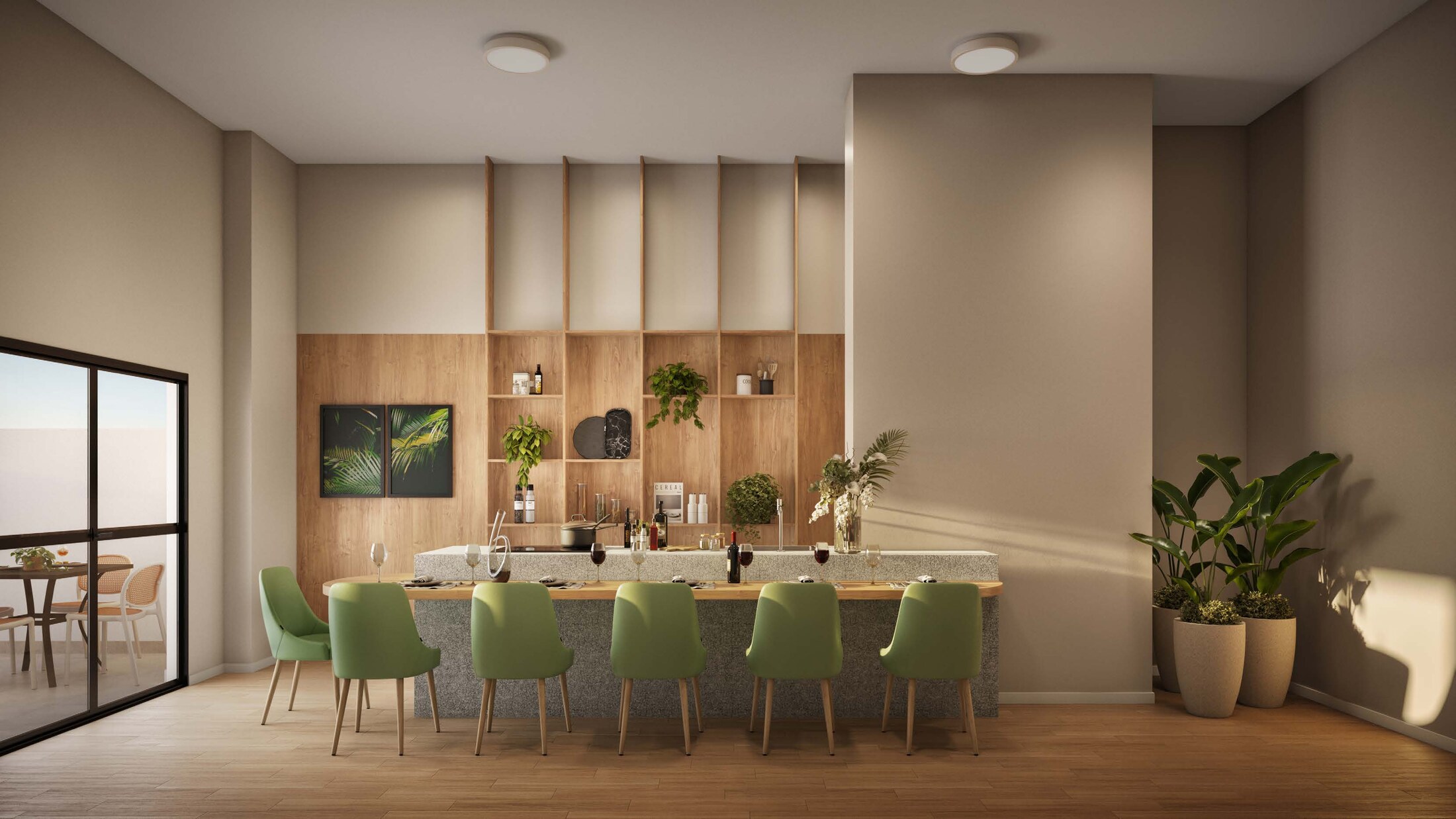 Salão de festas — Residencial Maro by BP8