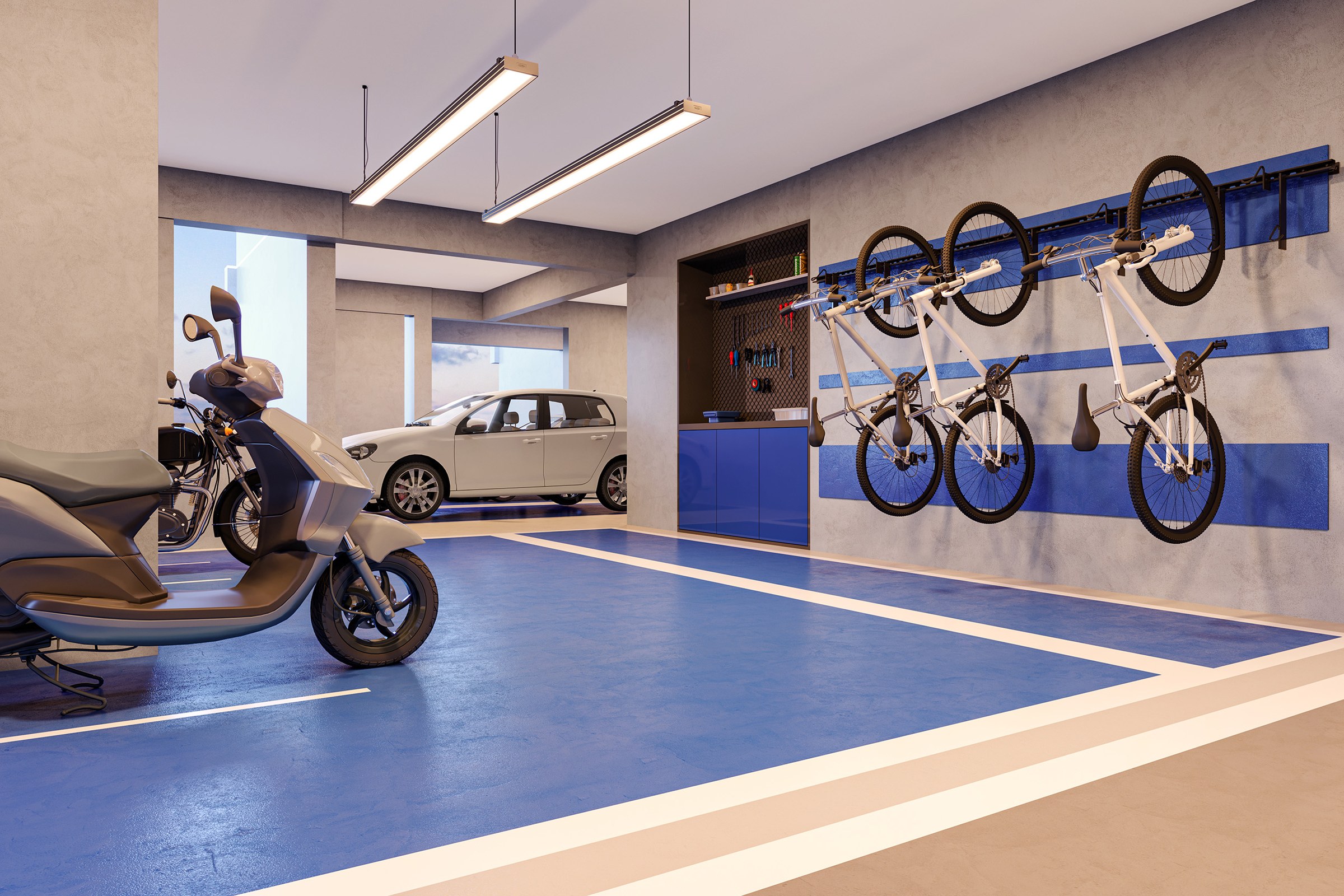 Elos Barueri Bicicletario — Elos Residencial Clube
