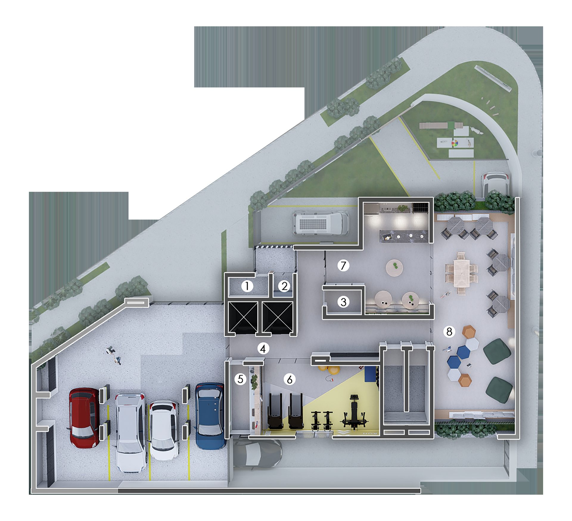 Planta de Implantação do U.Haus Patriarca