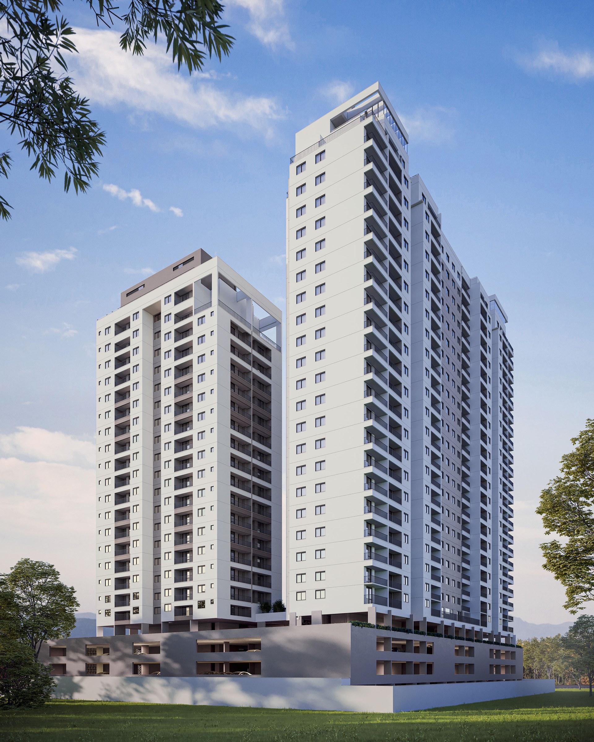 Elos Barueri Fachada Nova — Elos Residencial Clube