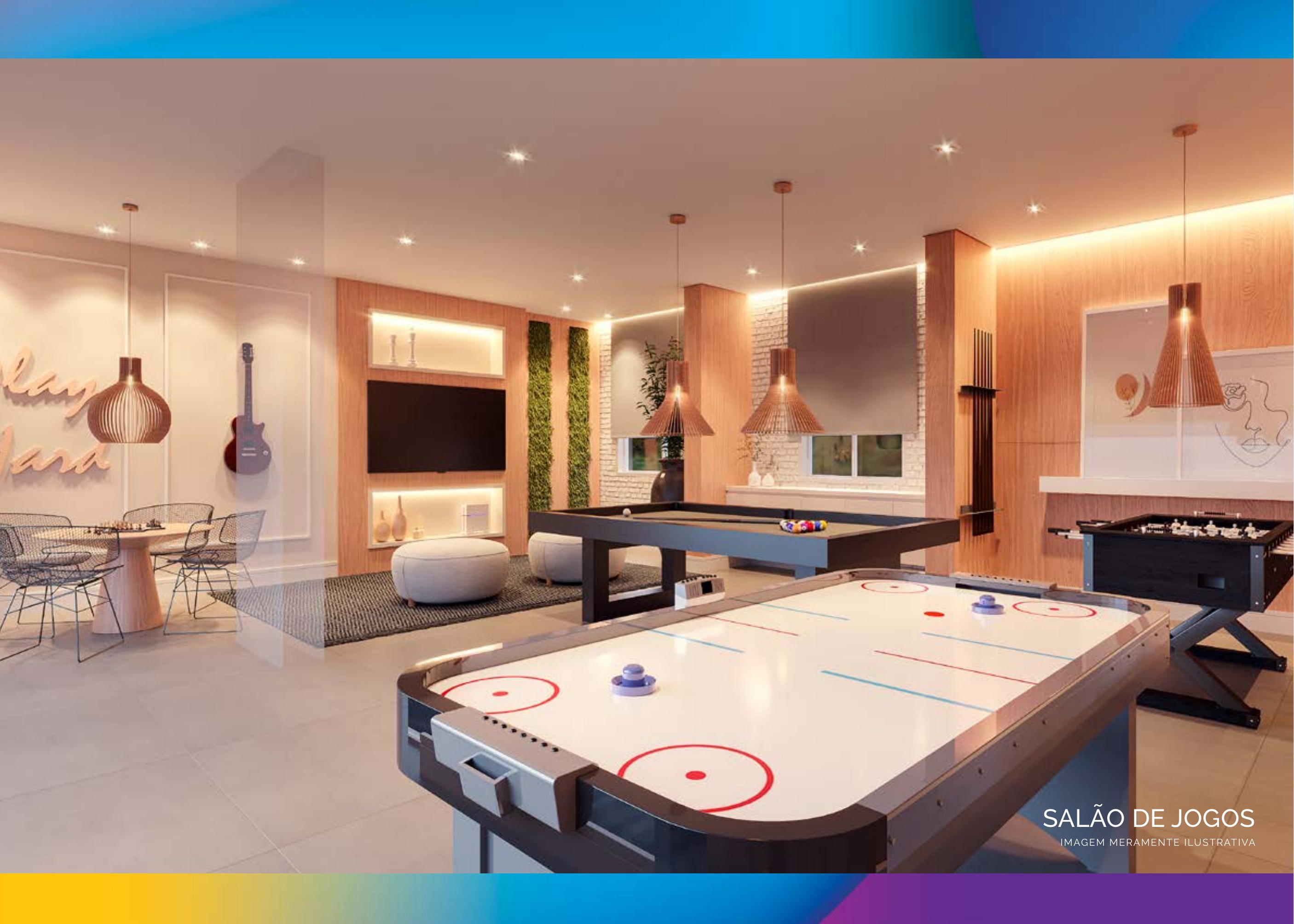 Salão de jogos — Lumini Clube Residencial