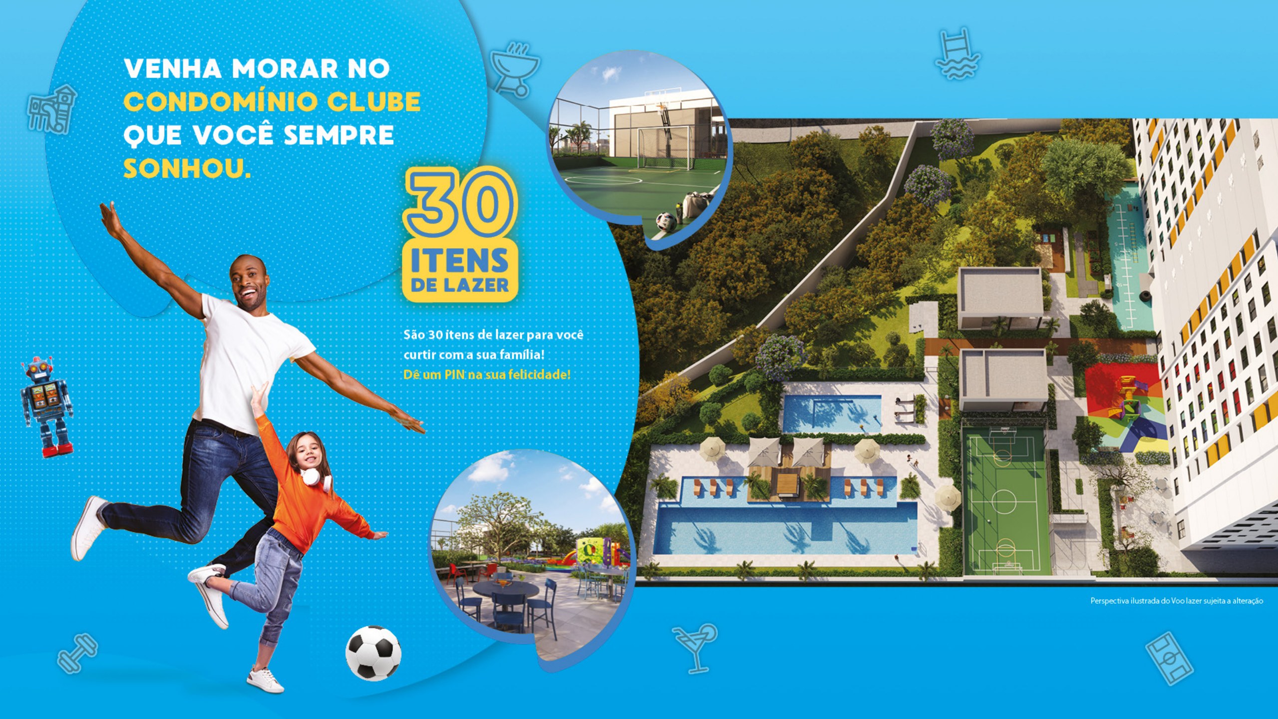 Lazer de clube — PiN Osasco Residencial Clube