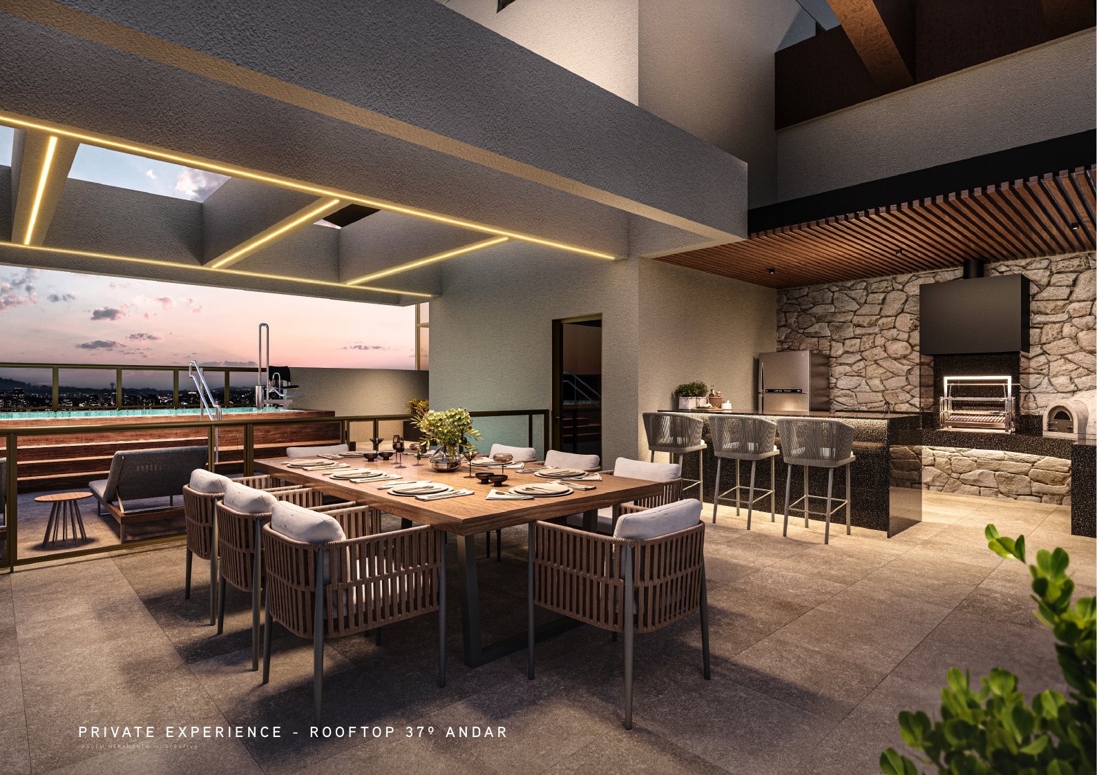 Private experience — jantar — Eternity Residence