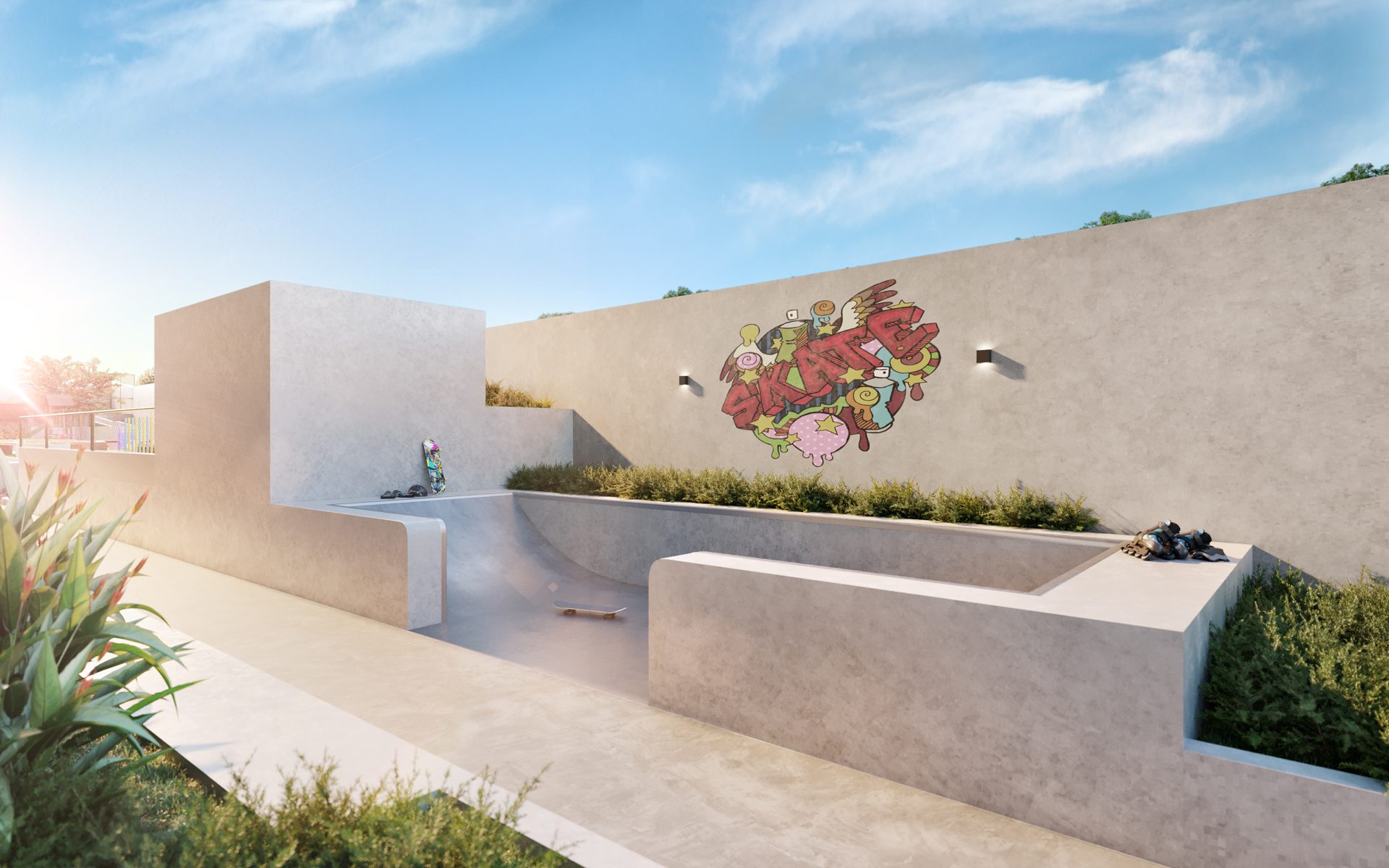 Infinity Home Club Pista De Skate — Infinity Home Club