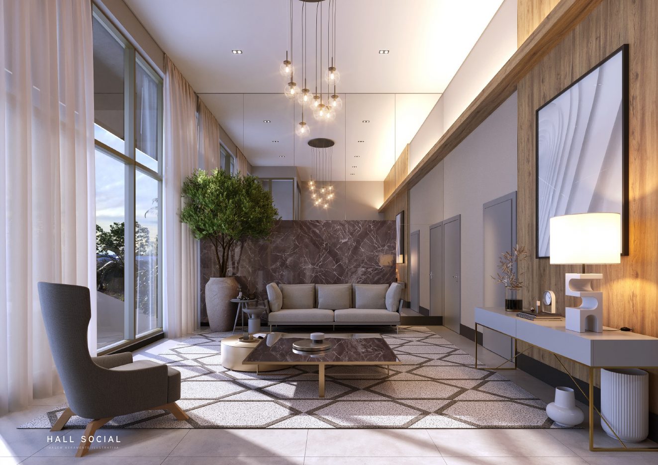 Hall social — Eternity Residence