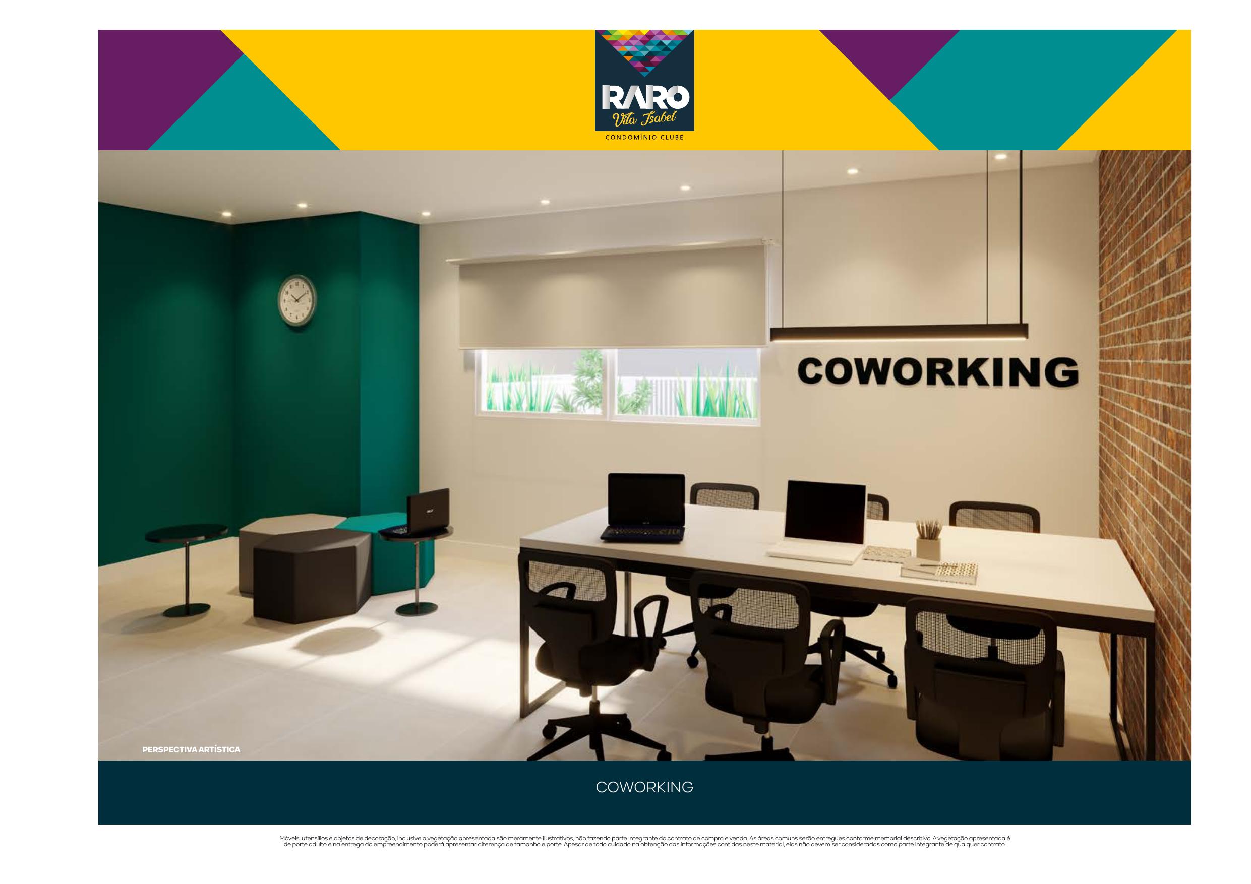 Coworking — RARO Vila Isabel Condomínio Clube