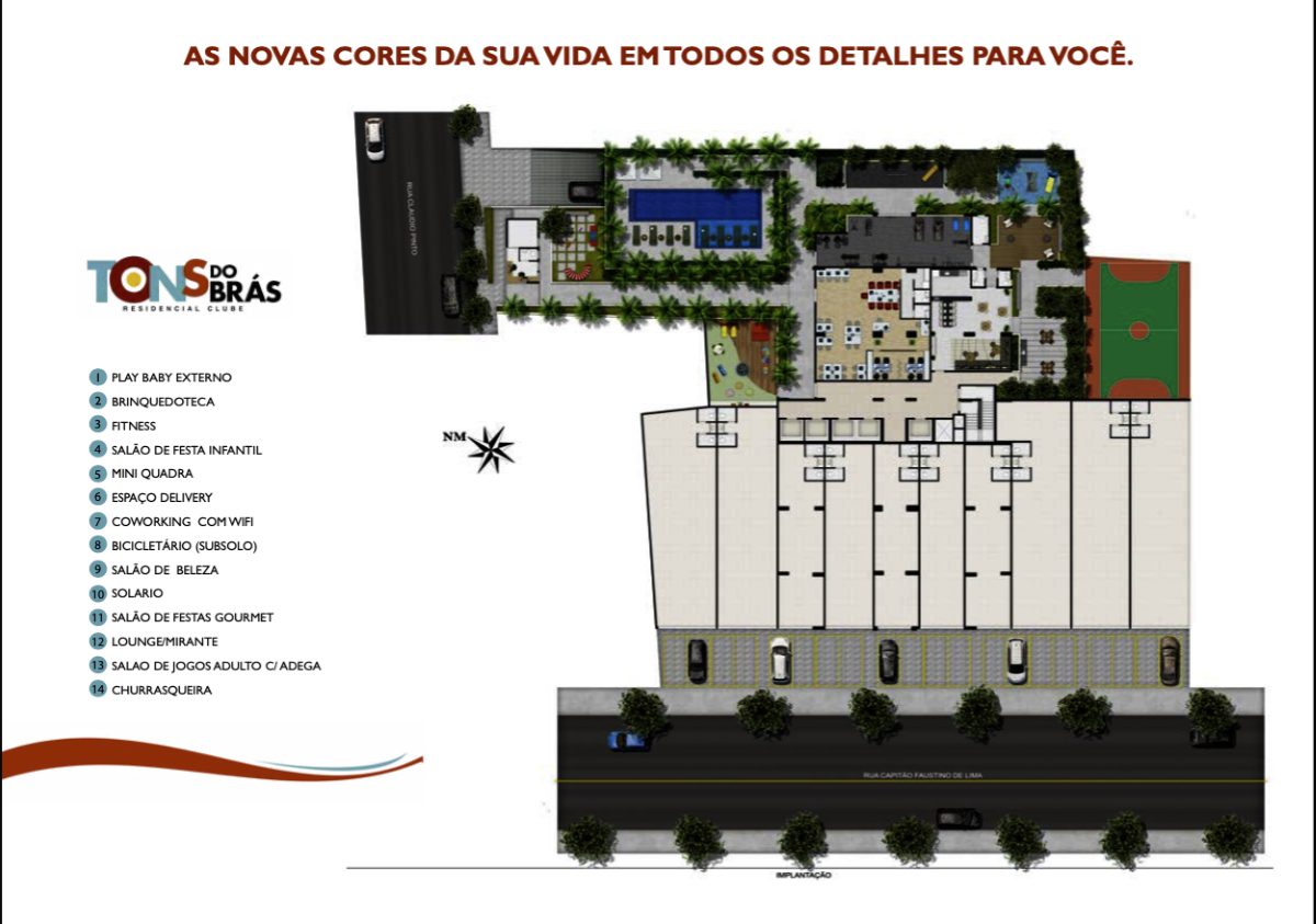 Planta de Tons Do Br S Implanta O do Tons do Brás