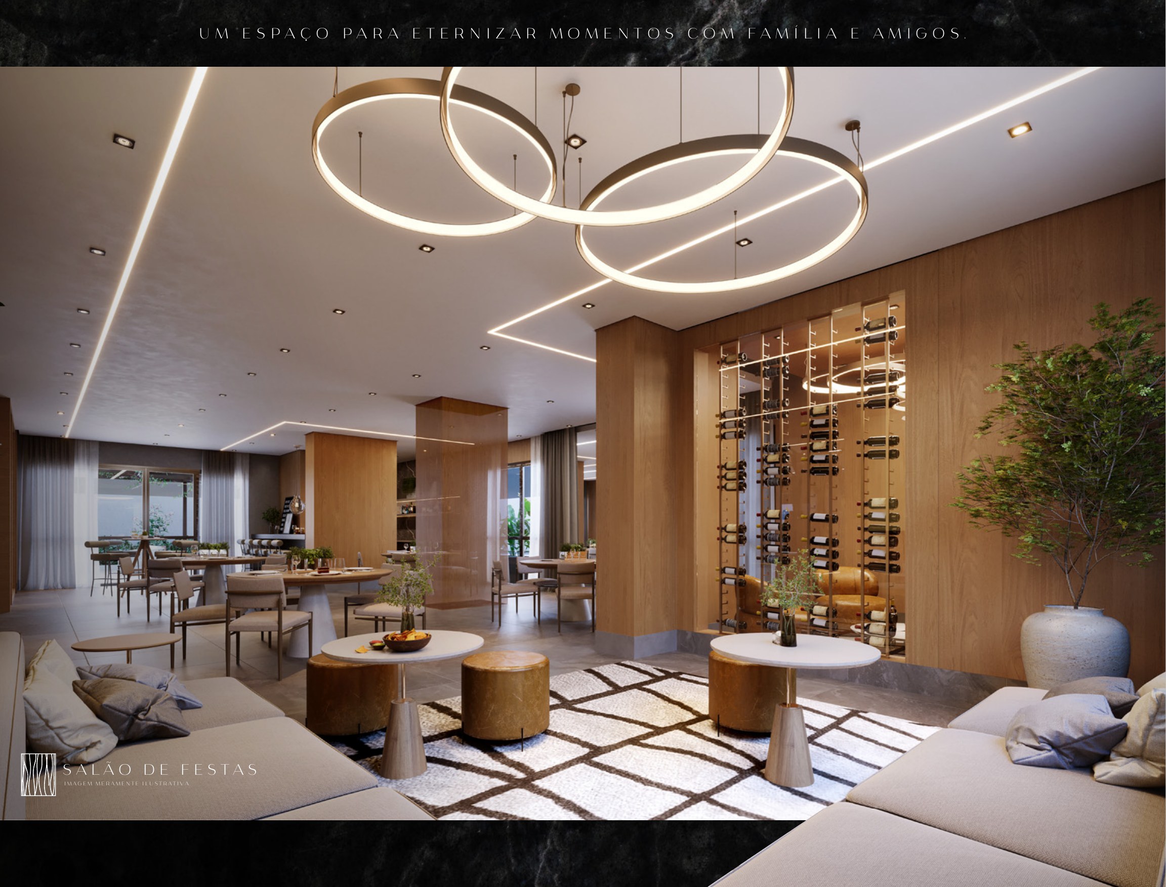 Salão de festas — Symmetry Residence
