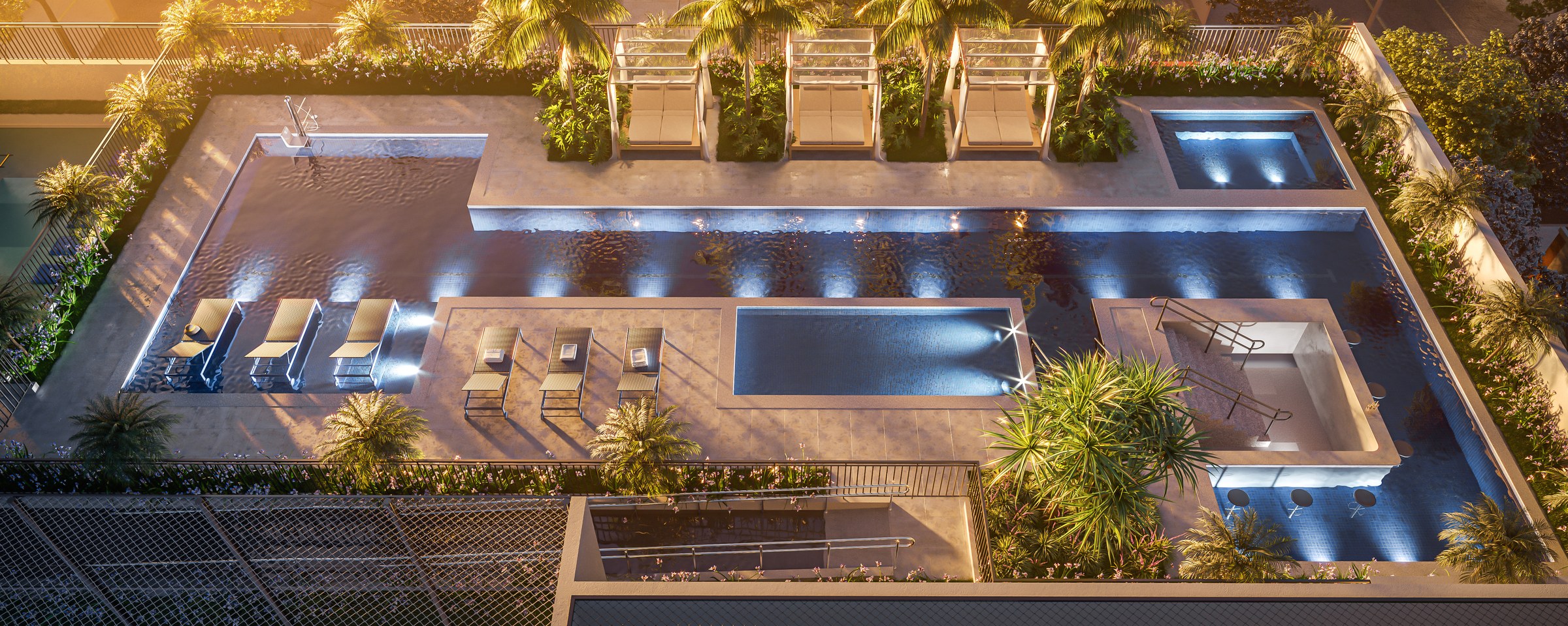 Iconic Osasco Special Center Vista Aerea Piscina — Iconic Centro Osasco