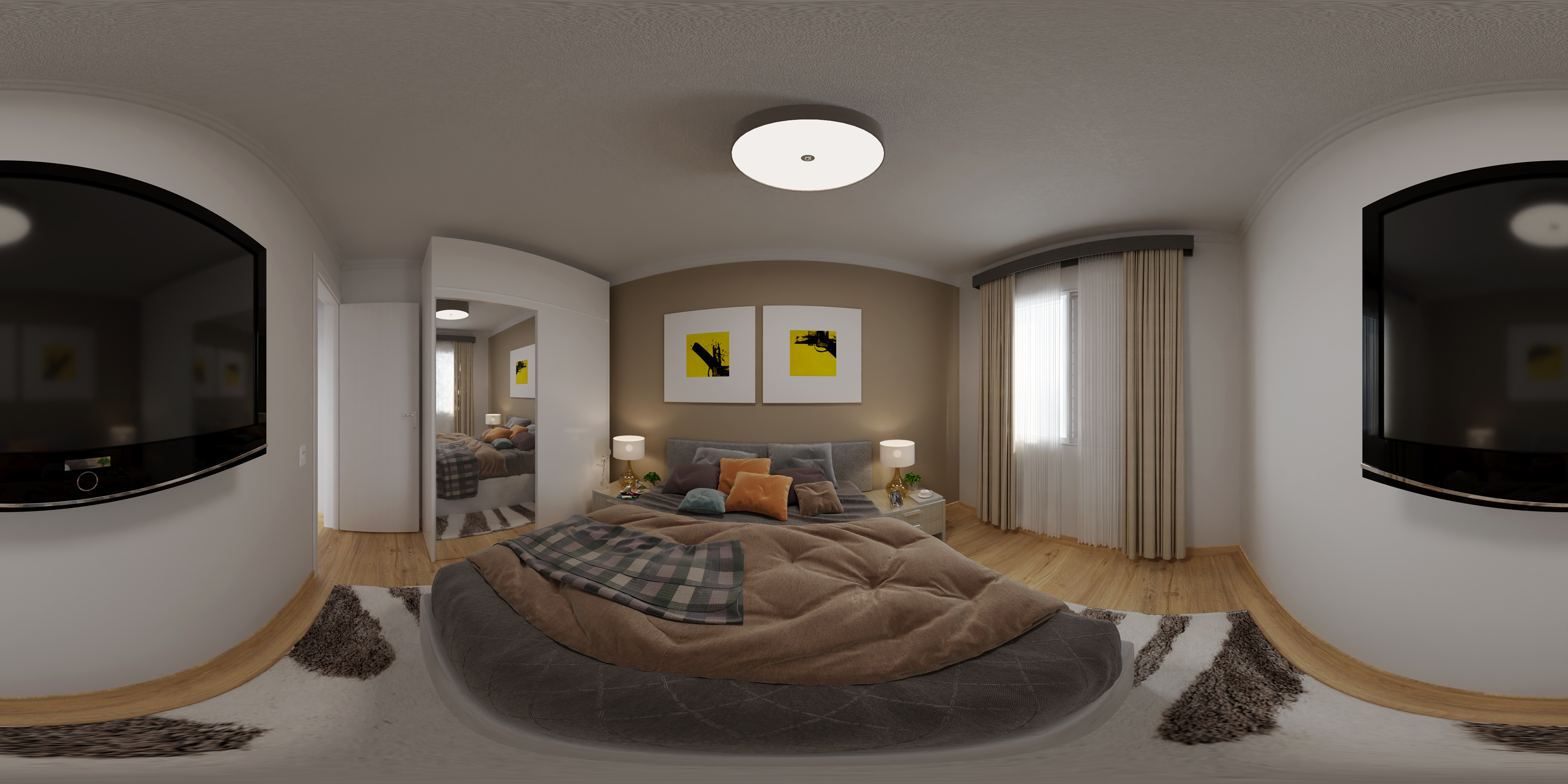 Apartamento B — vista 360° 08 — Advanced Taboão I