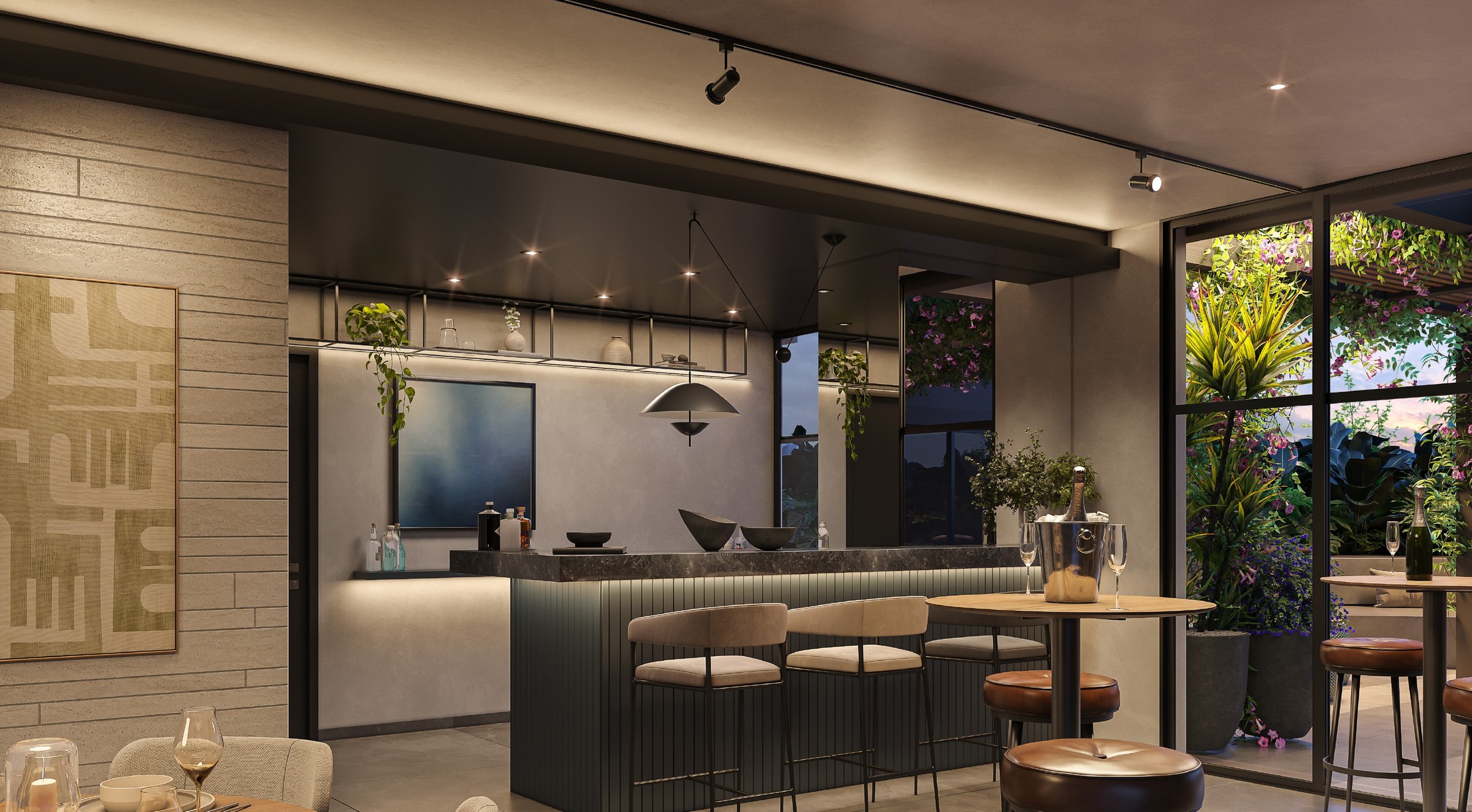 Apoio do salão de festas — LIV Stay Residence