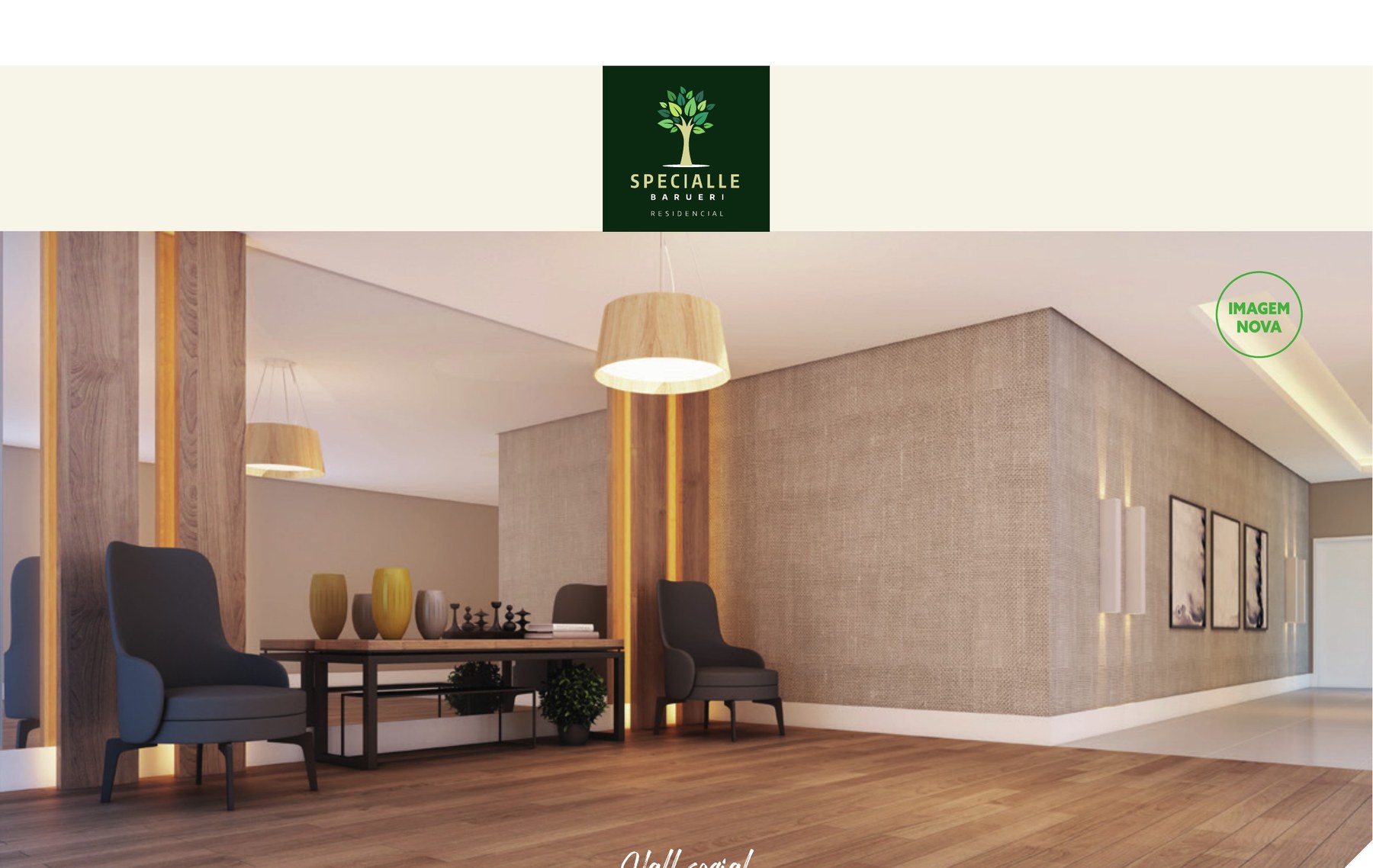 Hall social — Specialle Residencial Barueri