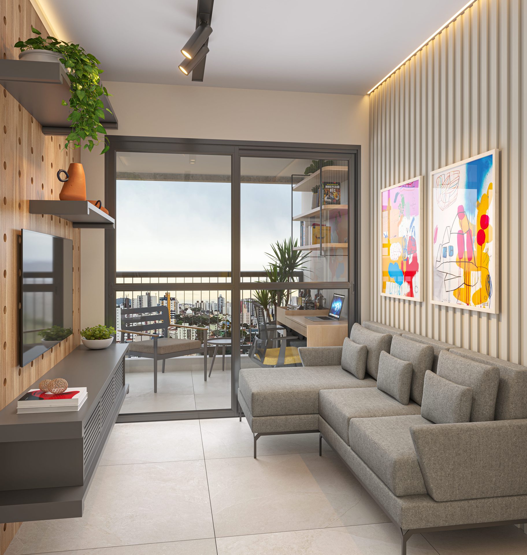 Planta de 41 m² — 2 dormitórios do Brás 120