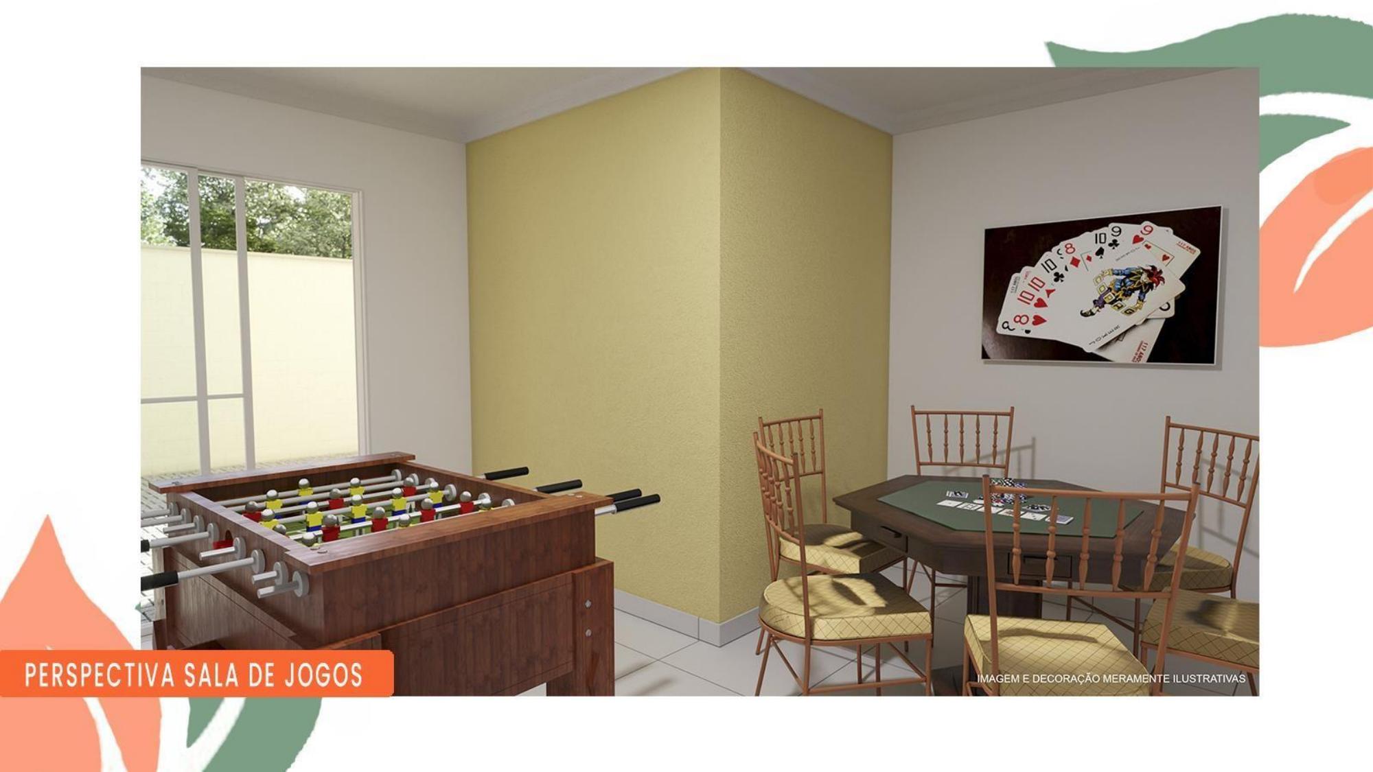 Perspectiva artística da sala de jogos — Advanced Taboão I