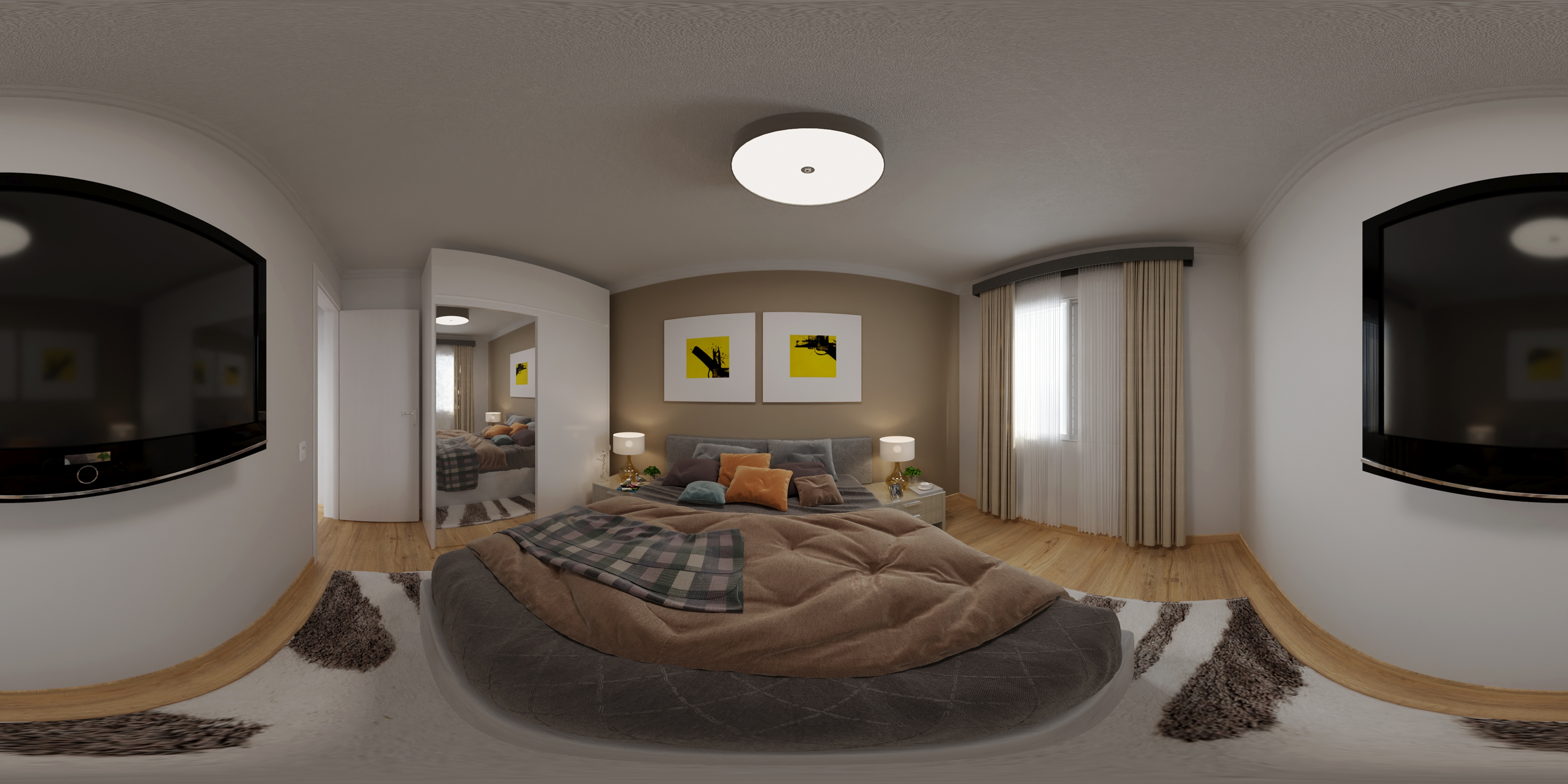 Apartamento B — vista 360° 09 — Advanced Taboão I