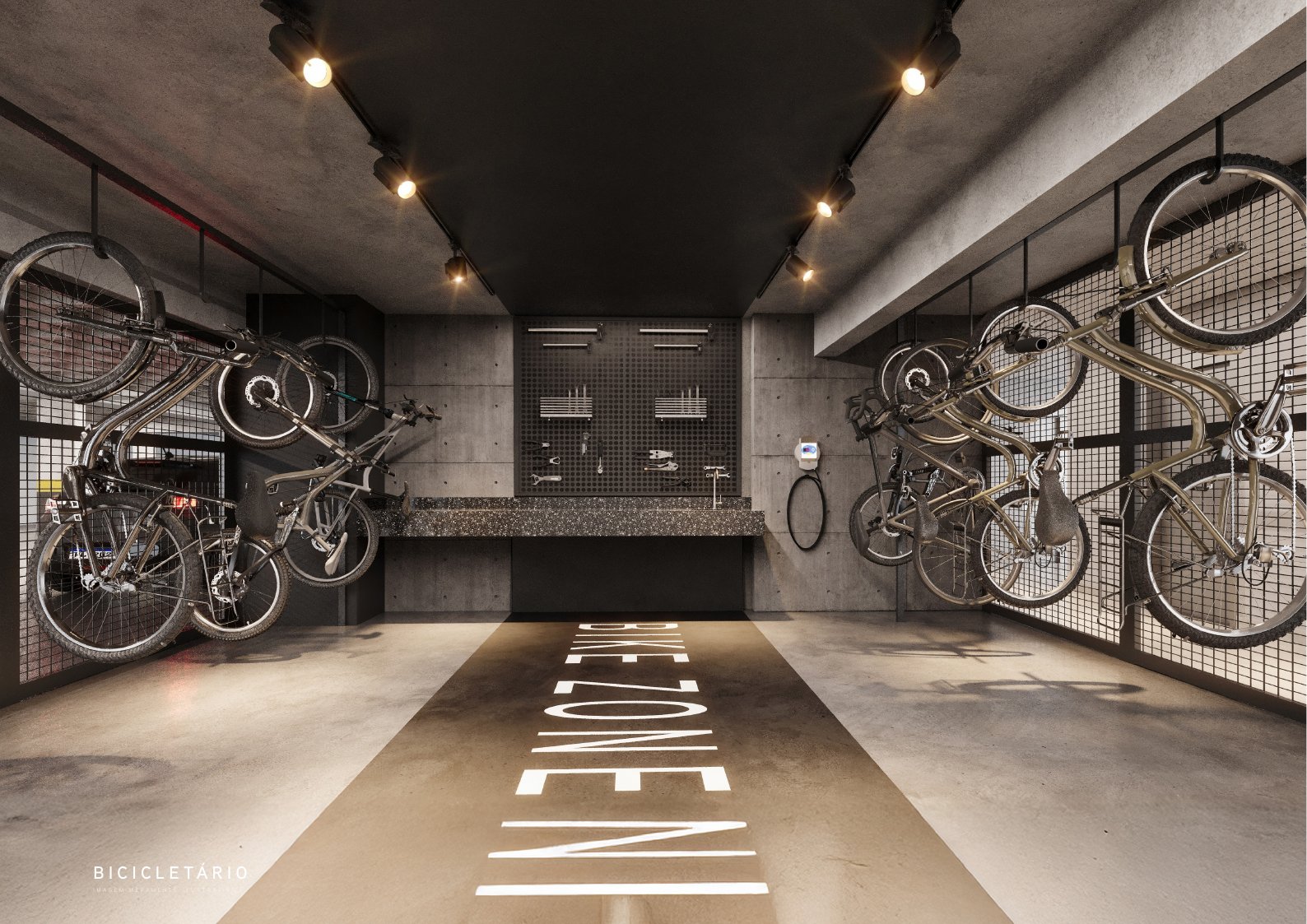 Bicicletário — Eternity Residence