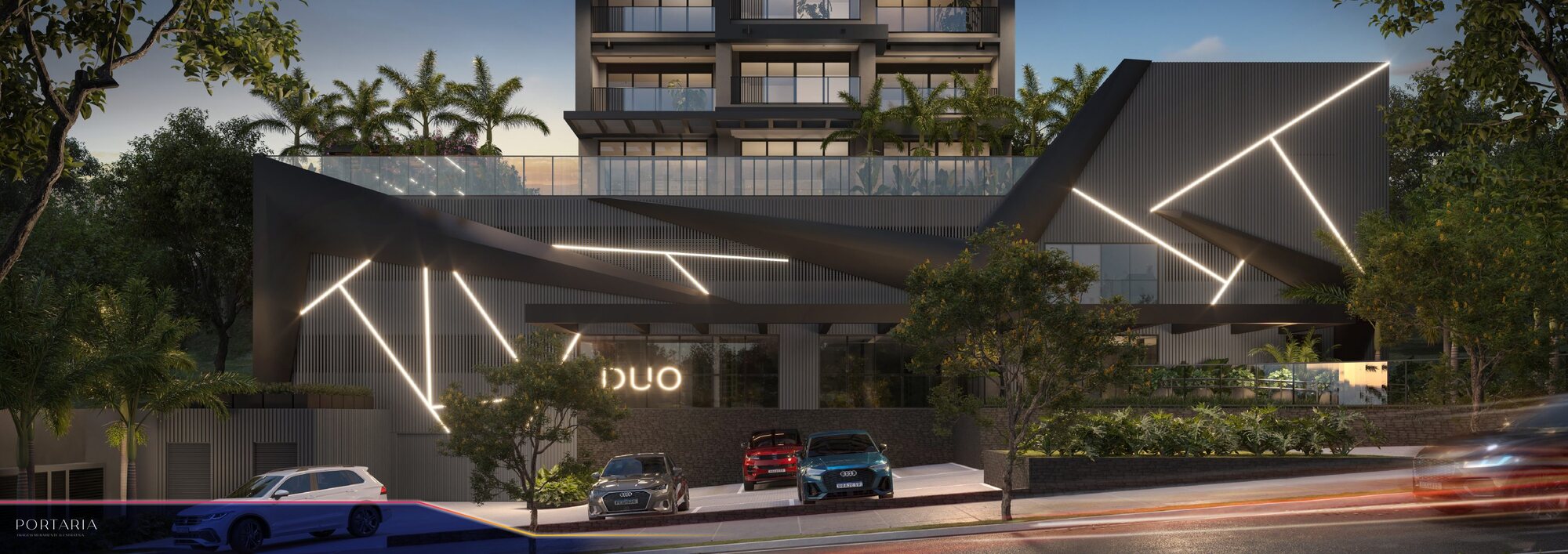 Fachada e portaria — DUO Stay Residence