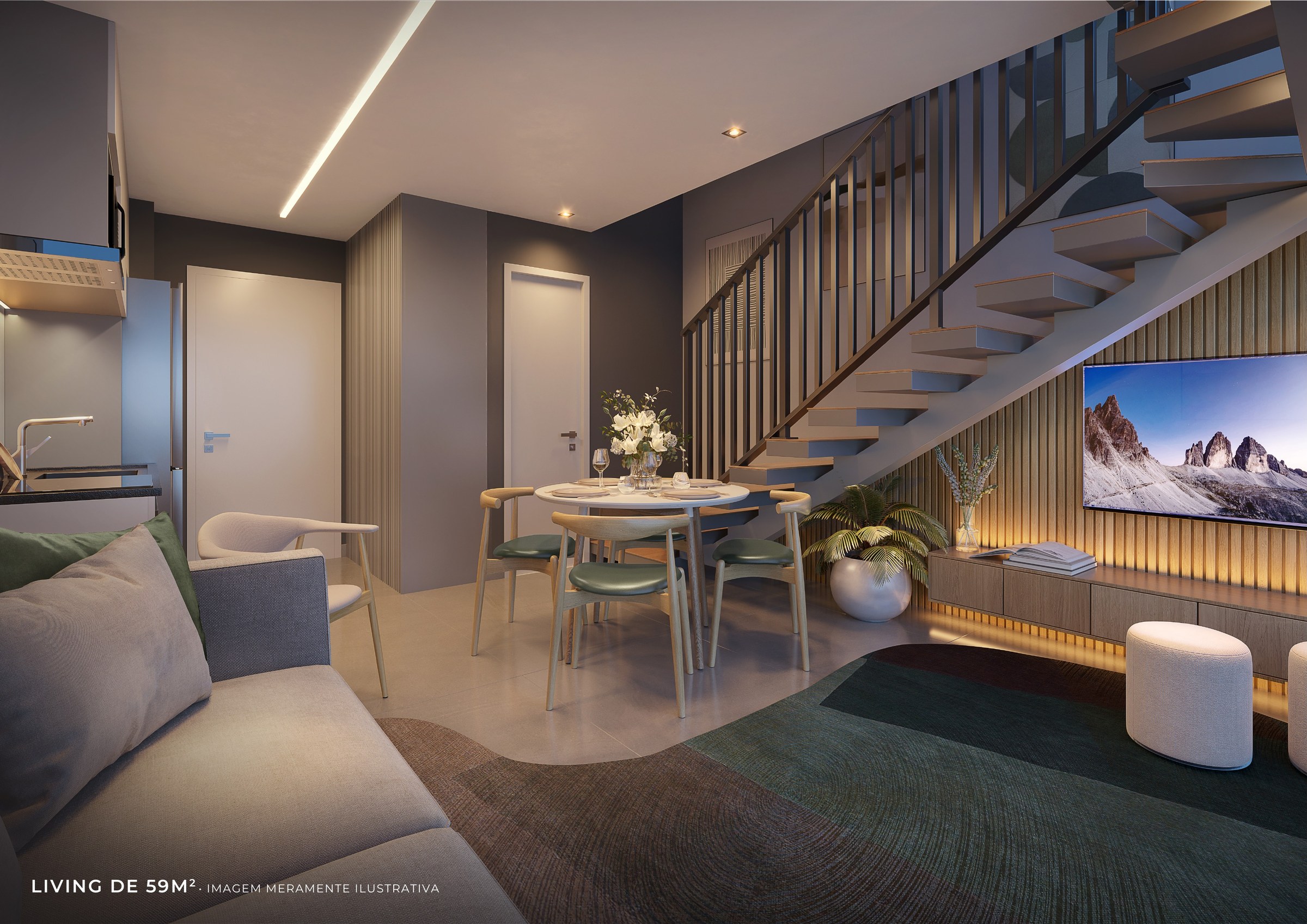 Duplex de 59 m² — LIV Stay Residence