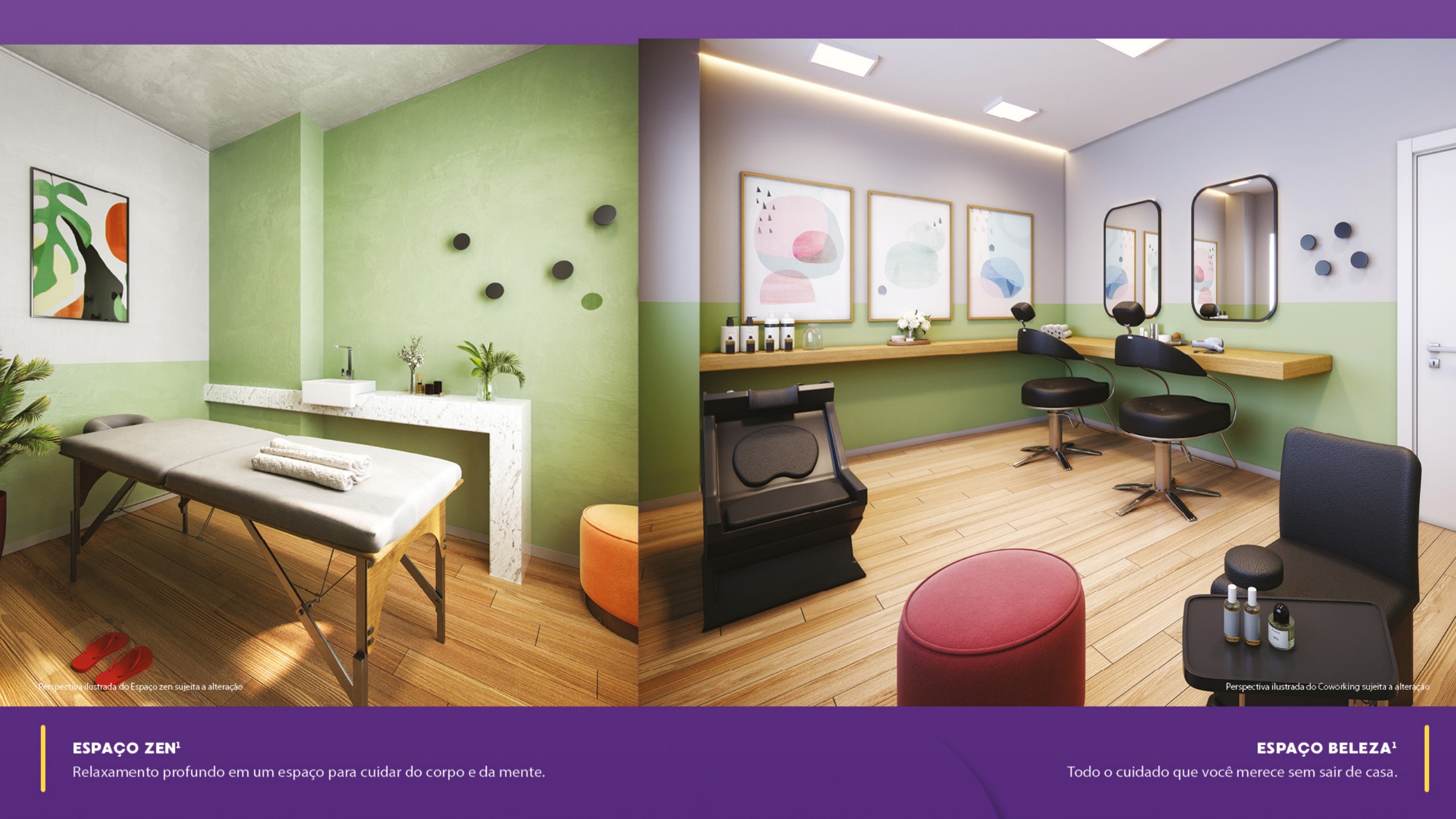 Espaço zen e espaço beleza — PiN Osasco Residencial Clube