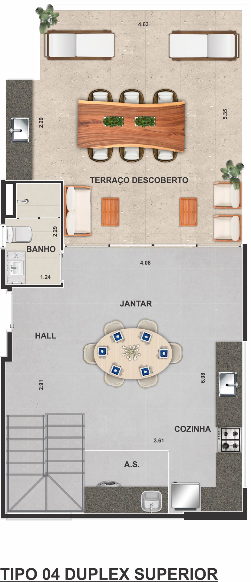 Planta de Planta 22 do Gran Parque