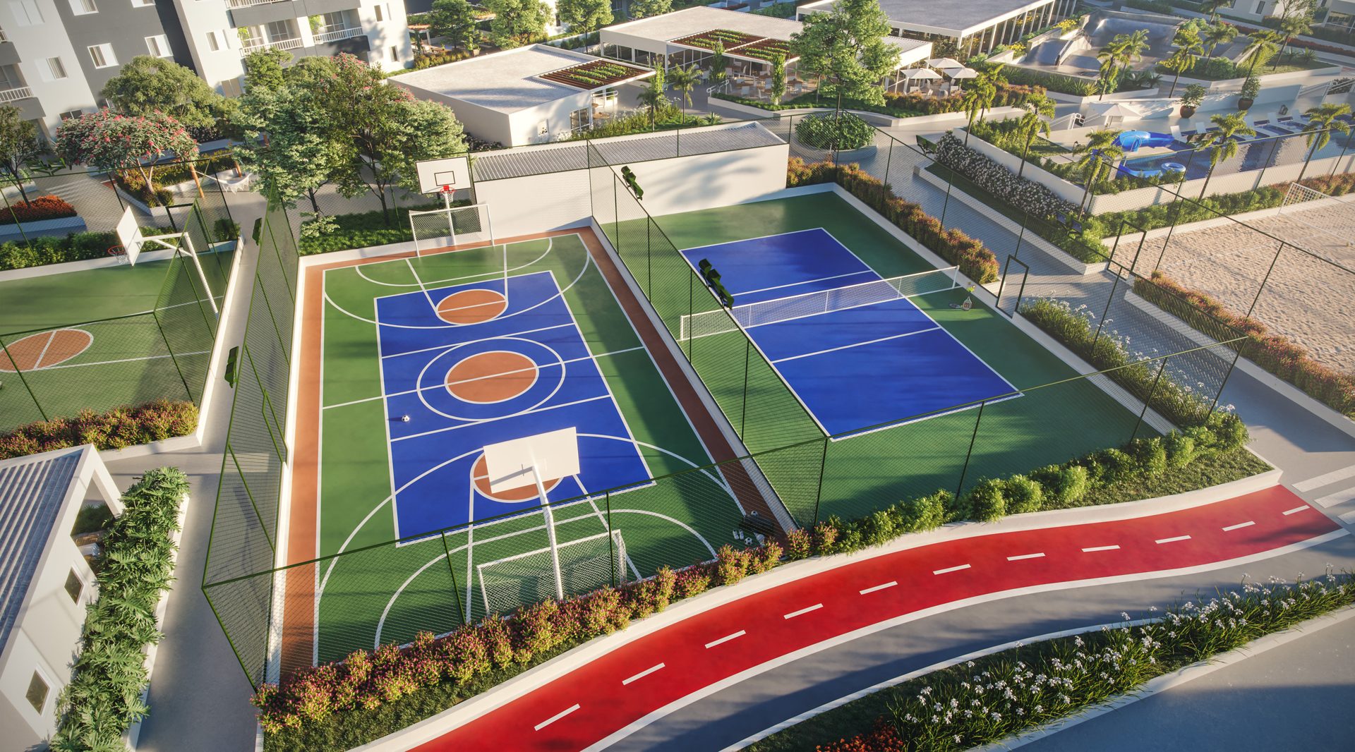 Maxim Home Club Quadra Poli E Tenis — Maxim Home Club