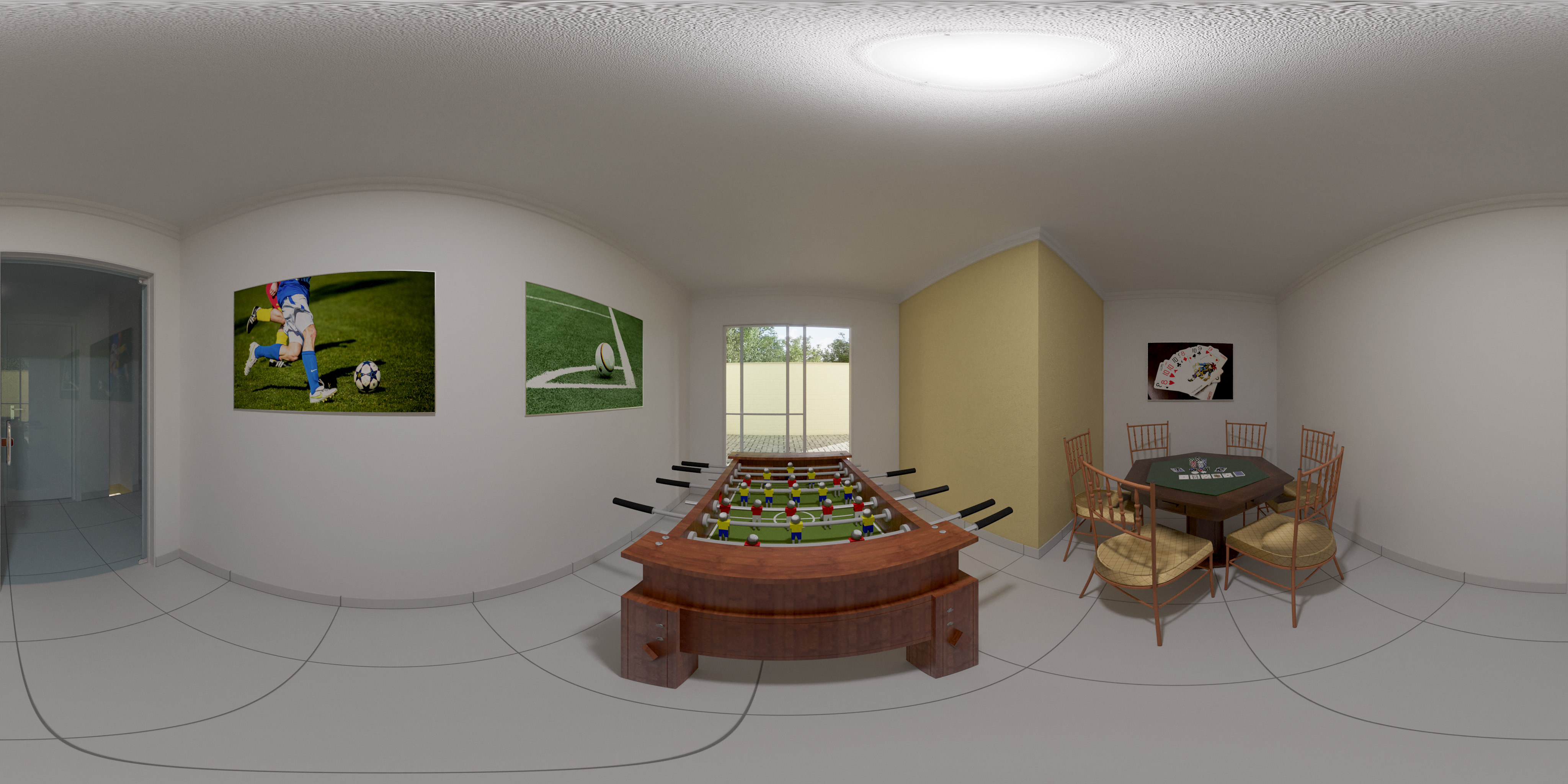 Salão de jogos — imagem 360° — Advanced Taboão I