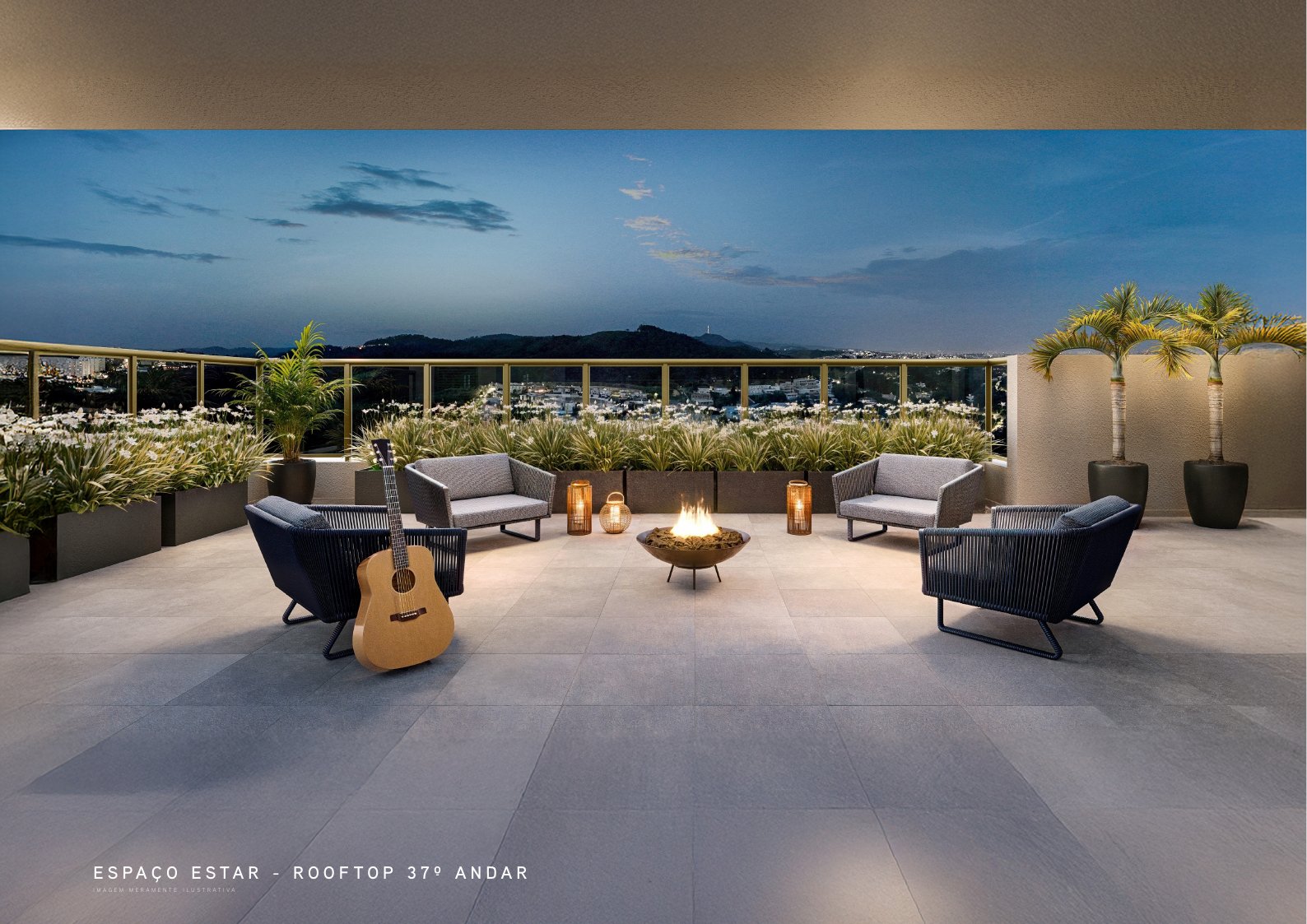 Espaço estar — Eternity Residence