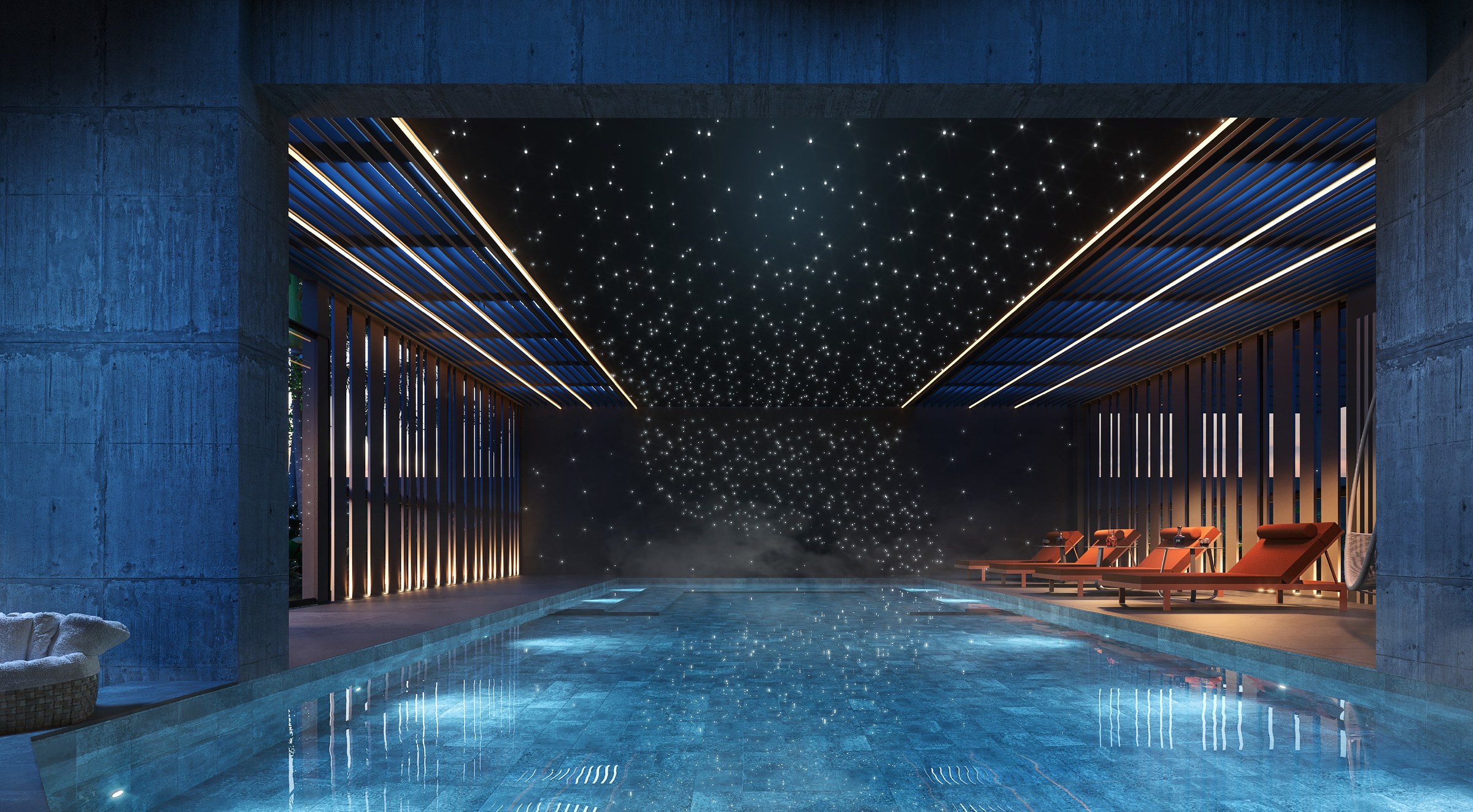 Wellness pool — vista interna — LIV Stay Residence