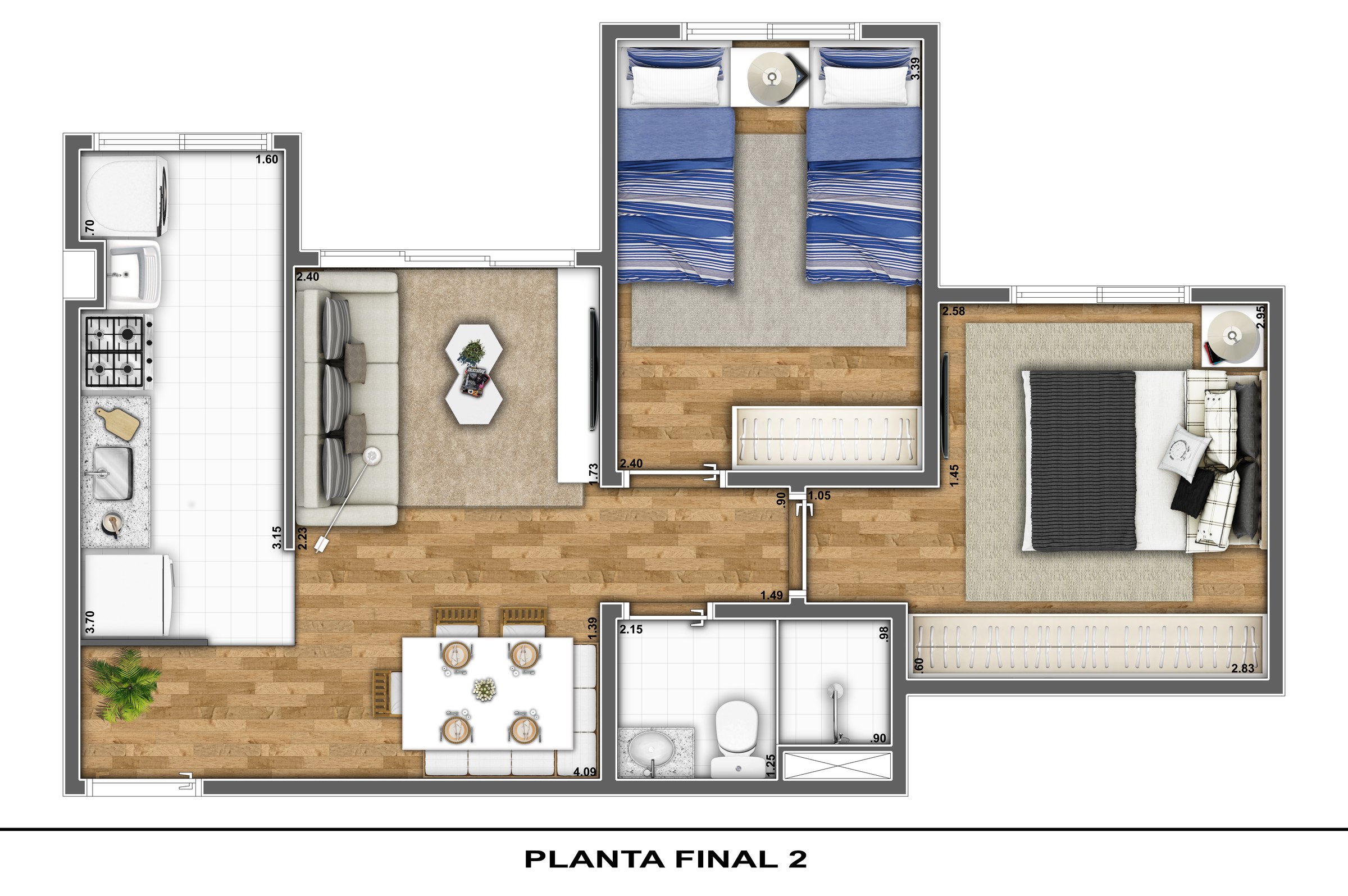 Quartier Living Final 2 Swf Yx — Condomínio Residencial Quartier
