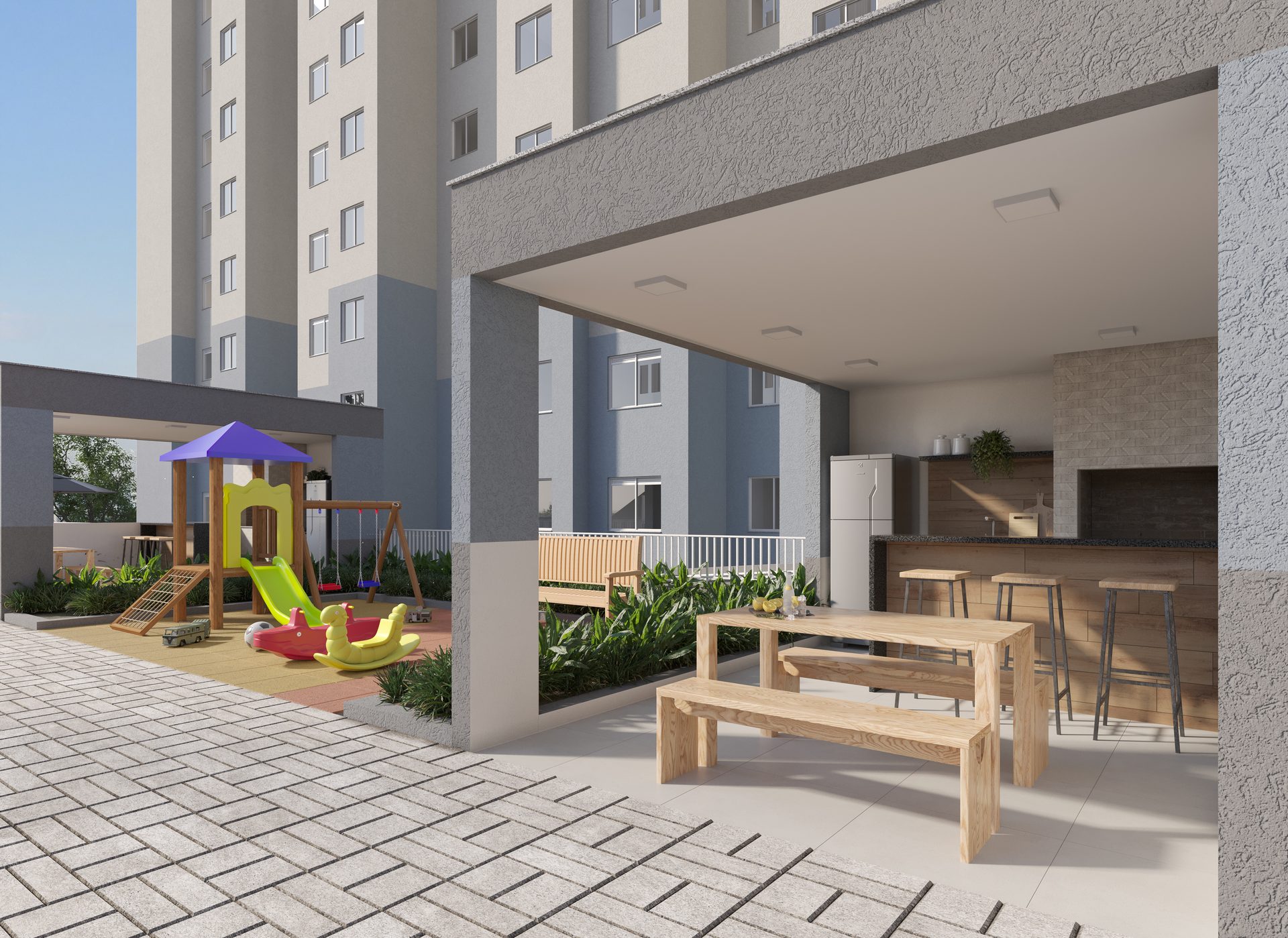 Solarium Home Club — Churrasqueira (Torre B) — Solarium Home Club