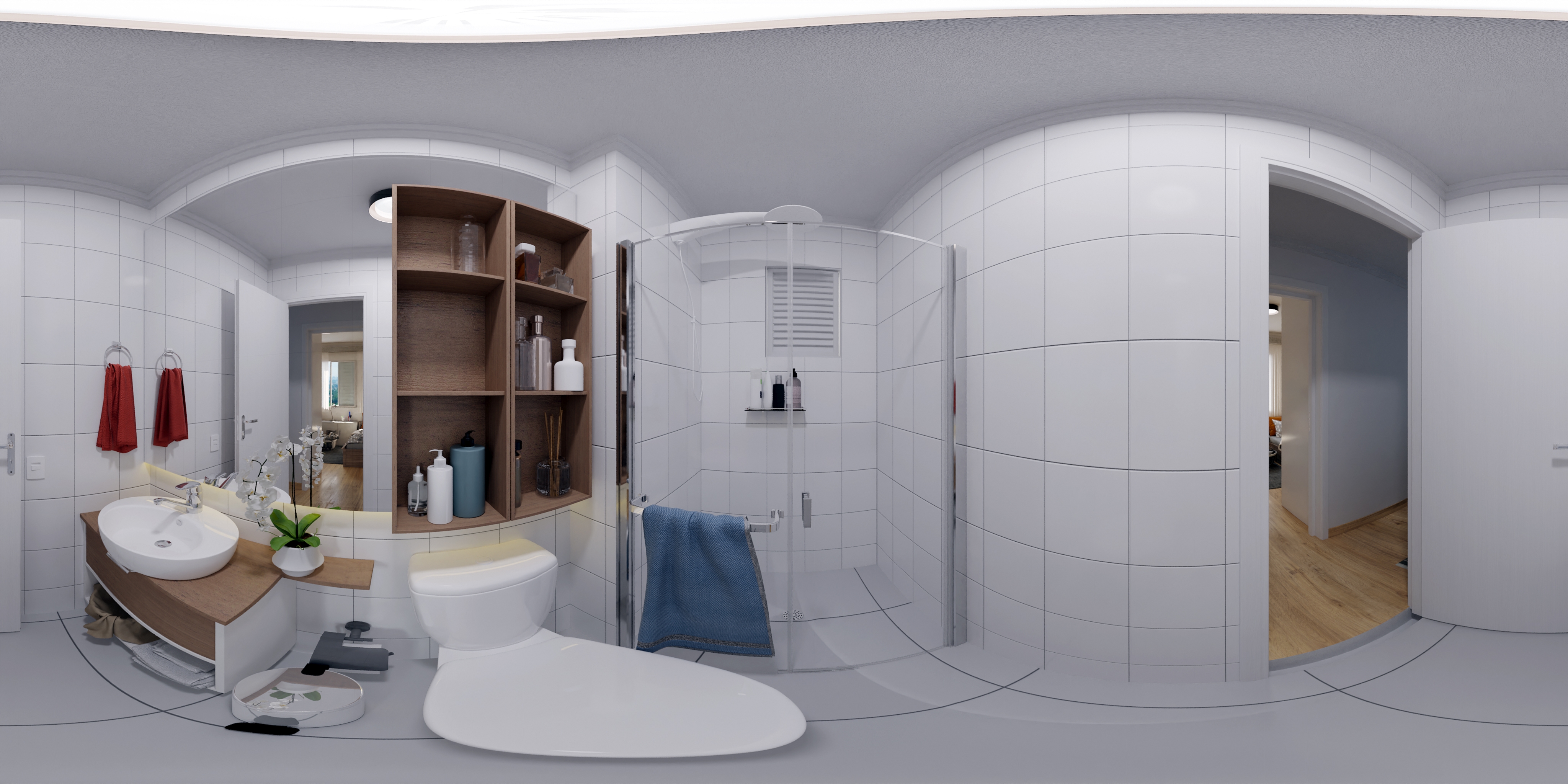 Apartamento B — vista 360° 06 — Advanced Taboão I