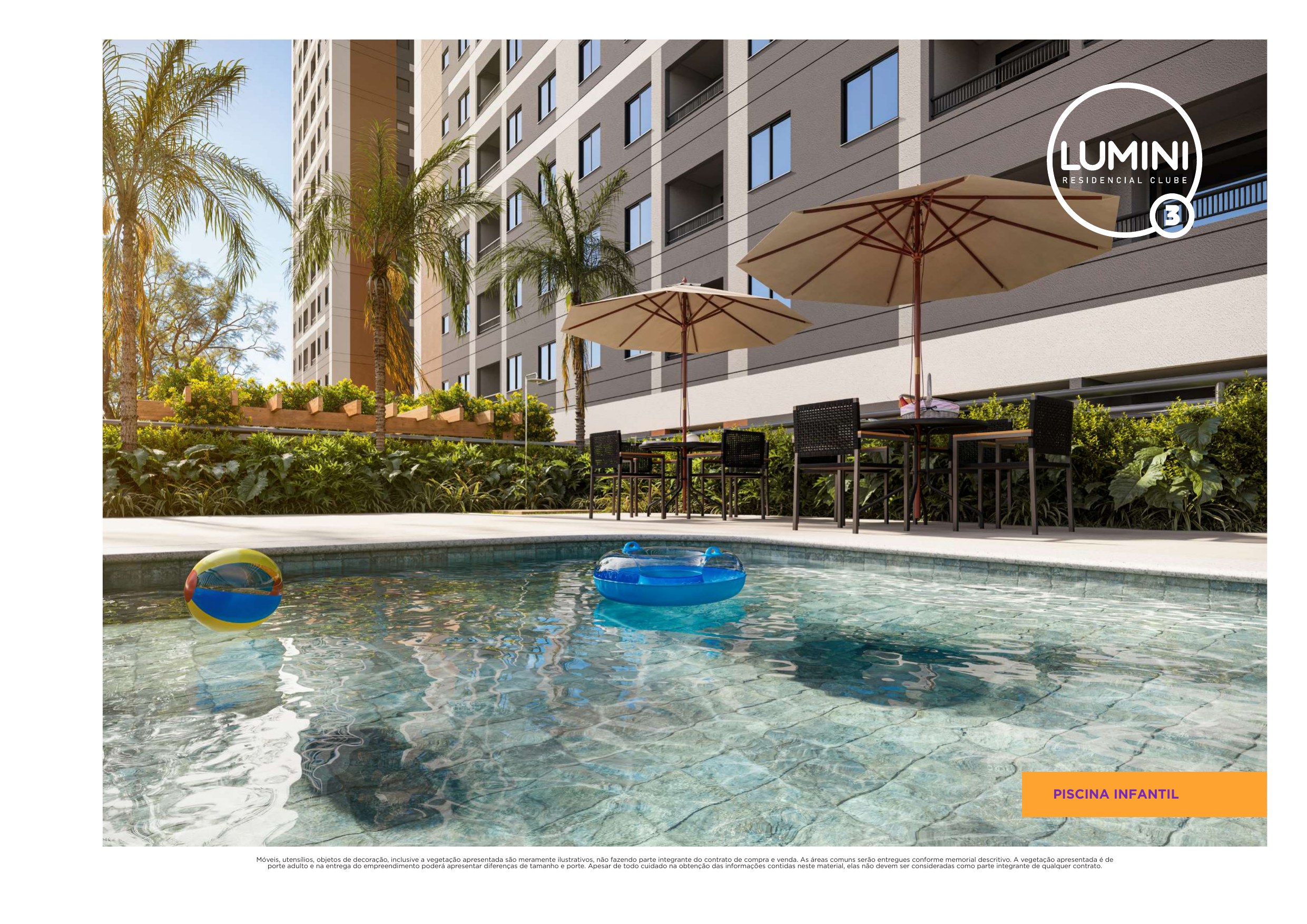 Piscina infantil — Lumini 3 Residencial Clube