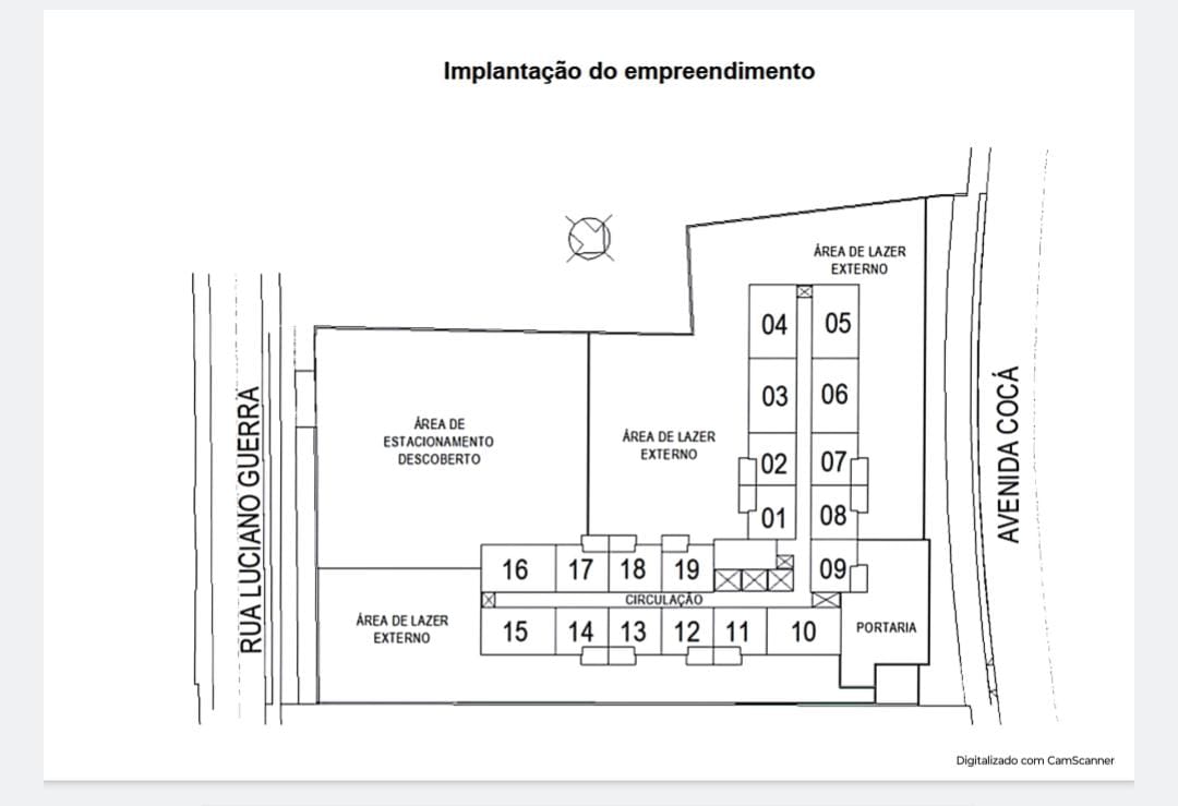Implantação do empreendimento — Via Cocá