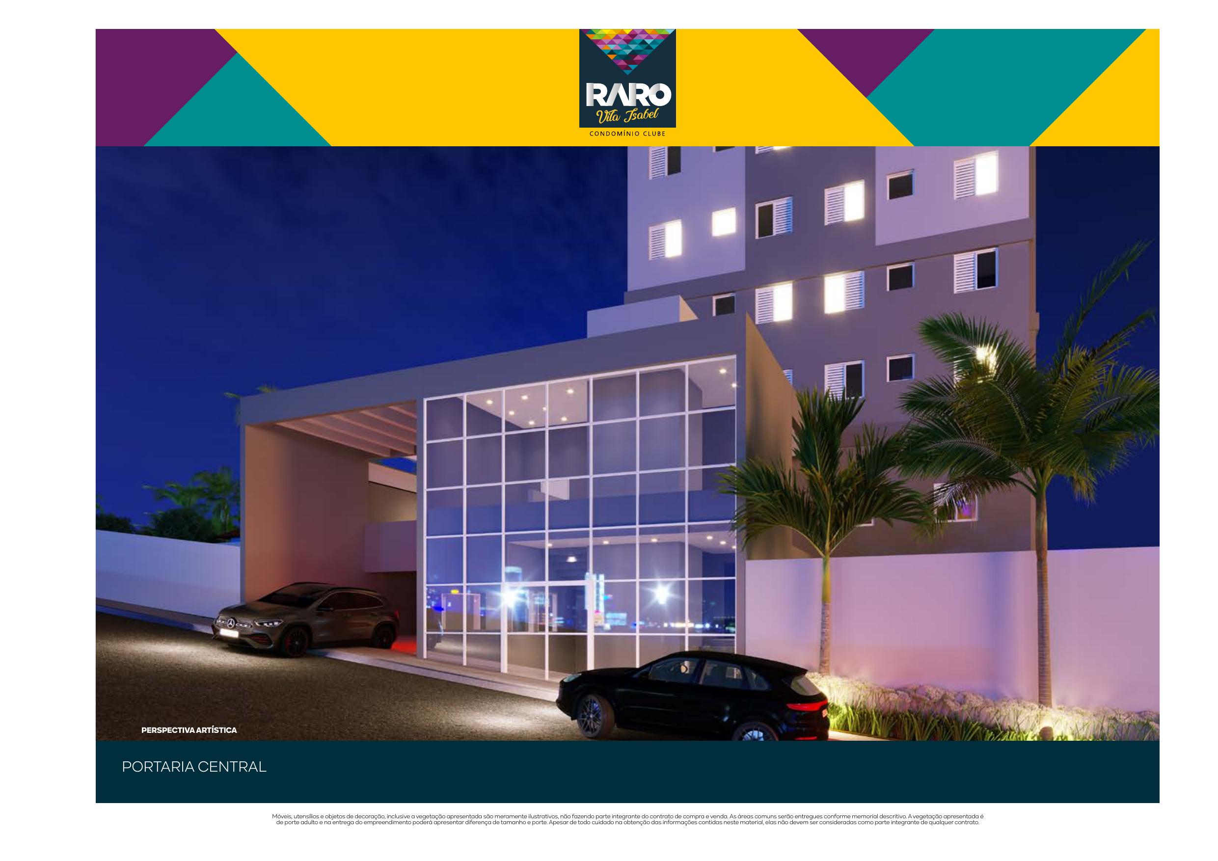 Portaria central — RARO Vila Isabel Condomínio Clube