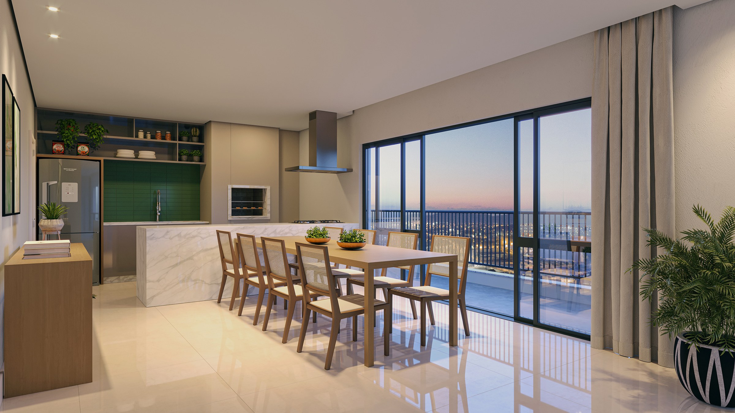 Elos Barueri Rooftop A Interna — Elos Residencial Clube